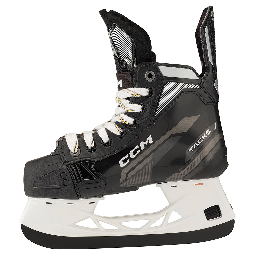 CCM Tacks Vector Plus 2022 Junior Ice Hockey Skates - Youth Hockey Skates for Boys & Girls - Perfect for Ice Rink Practice & Competitive Games