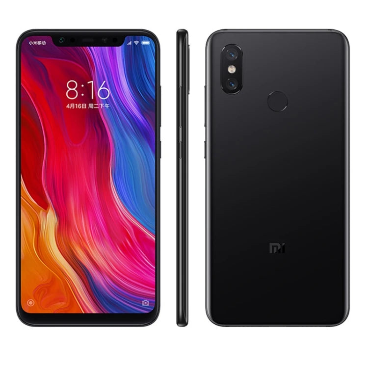 Xiaomi Mi 8 Smartphone - 6GB RAM 64GB Storage, Snapdragon 845 Octa-Core Processor, 6.21