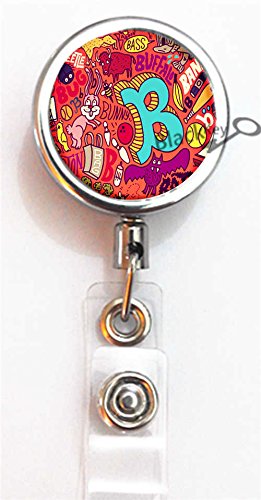BlackKey Retractable ID Badge Holder with Lanyard & Clip - for Office & Events