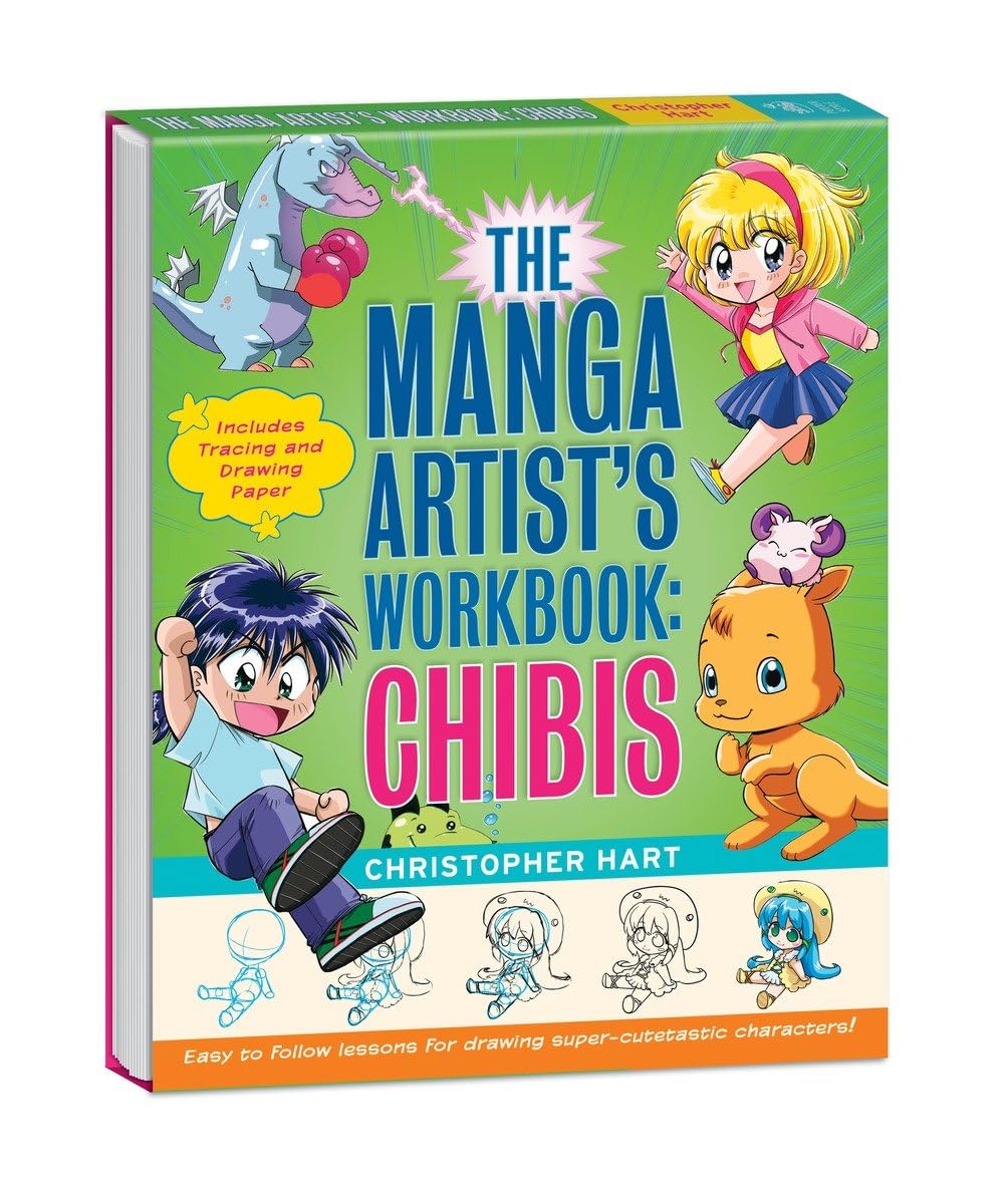 The Manga Artist's Workbook: Chibis - Step-by-Step Guide to Drawing Super Cute Anime Characters | Perfect for Beginners, Artists & Manga Fans | Home Practice, Gift Idea & Art Class Essential