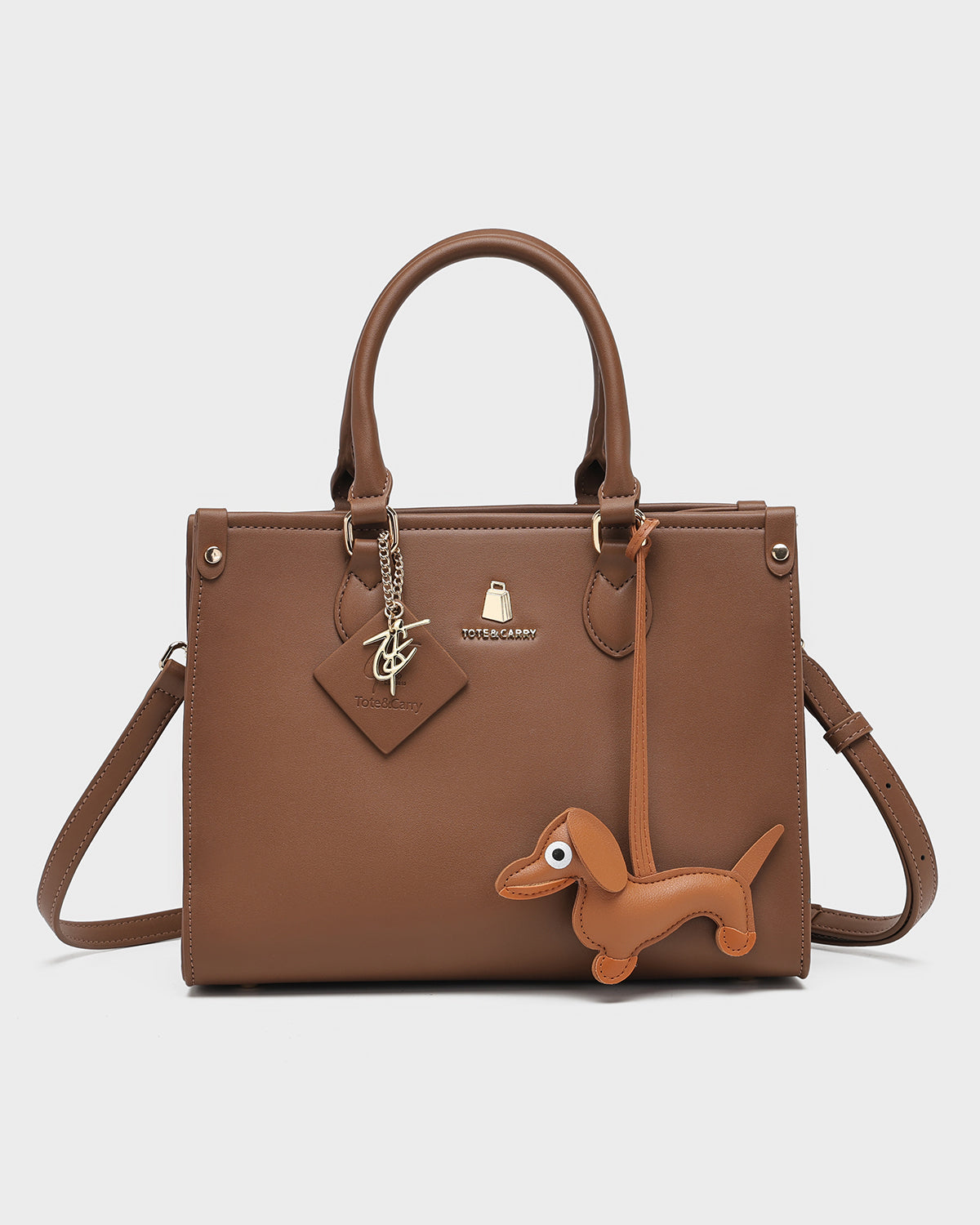 Brown Dog Bag Charm - Cute Pet Accessory for Handbags, Backpacks & Keychains | Perfect Gift for Dog Lovers