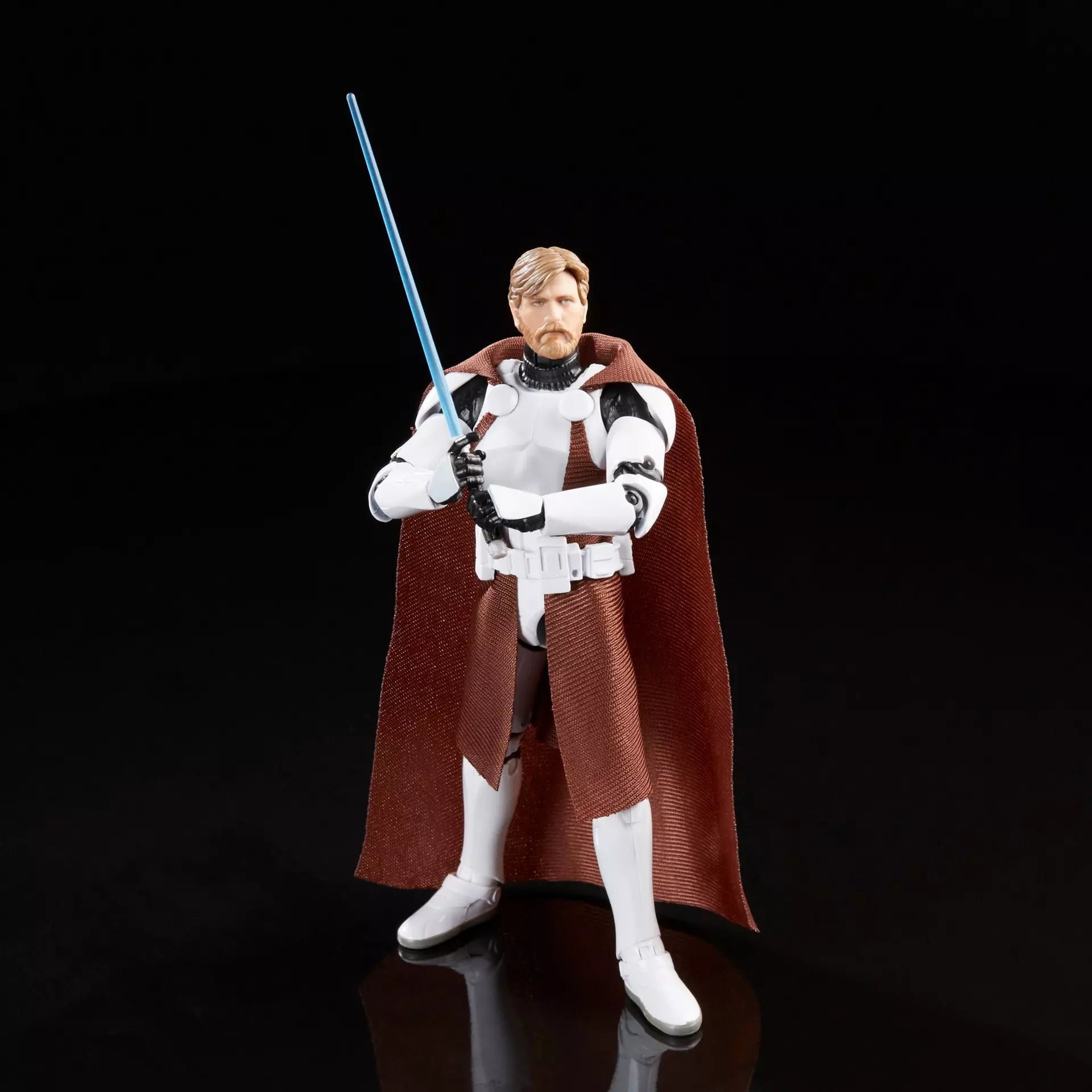 Hasbro Star Wars The Black Series 6-Inch Clone Commander Obi-Wan Kenobi Action Figure - Exclusive Collectible Toy for Display & Gift Giving