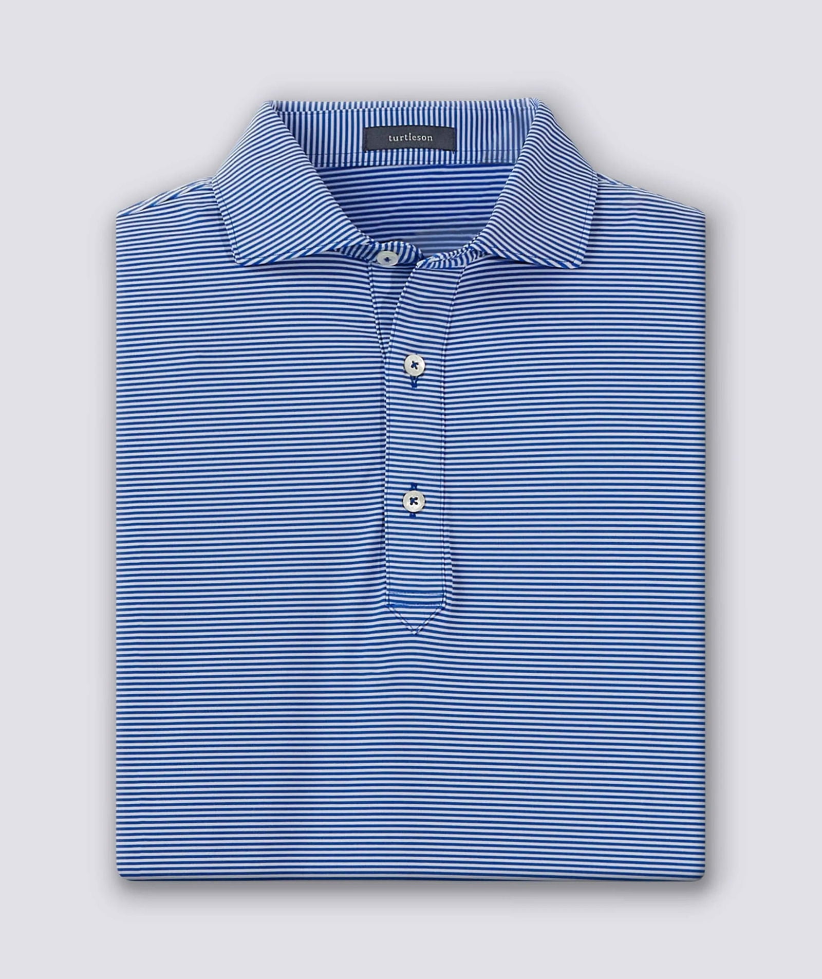 Carter Stripe Performance Polo Shirt for Men - Breathable, Moisture-Wicking Golf & Casual Wear - Perfect for Work, Sports & Outdoor Activities