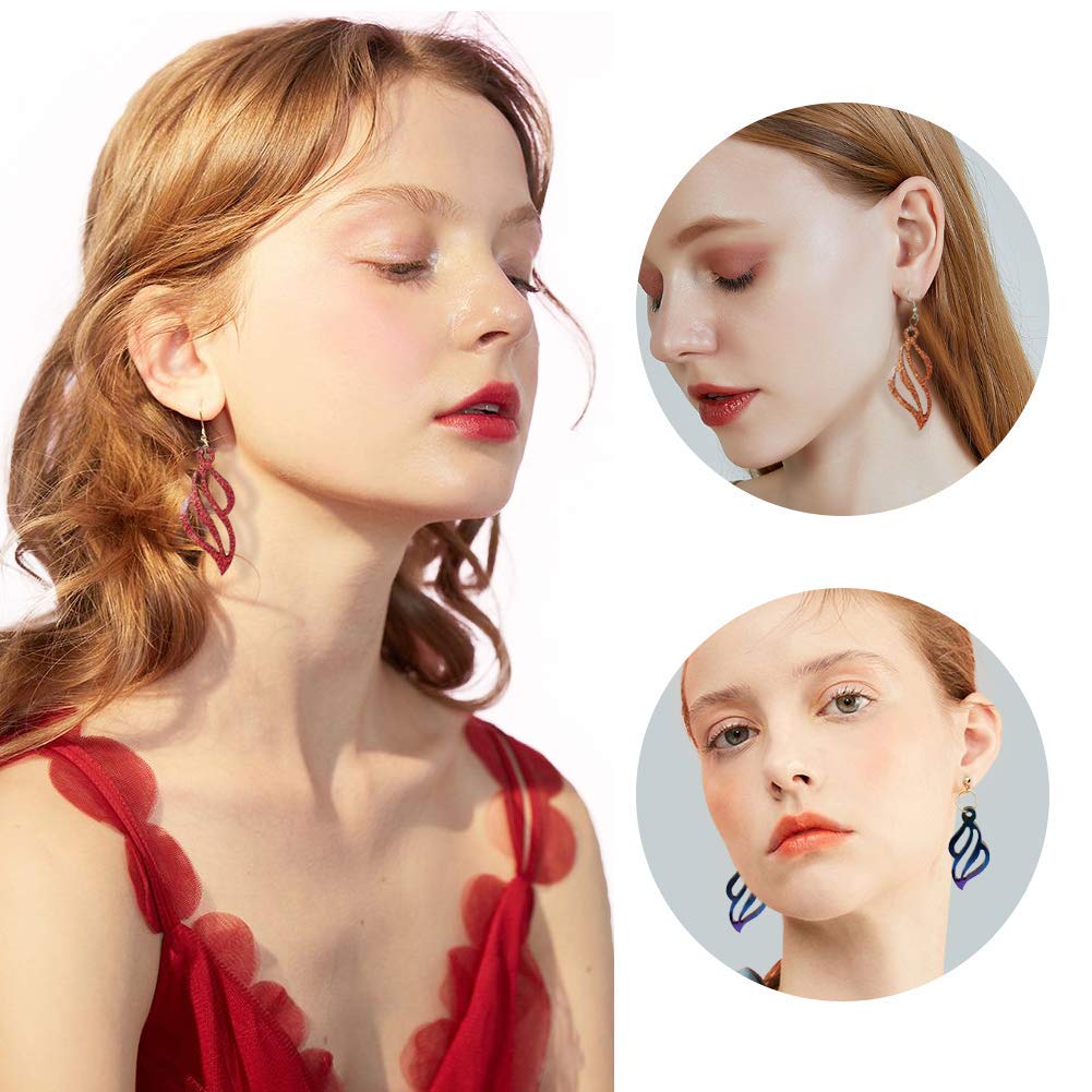 3Pcs Super Smooth Silicone Earring Molds for Jewelry Making - DIY Resin Crafts, Fashion Jewelry Supplies - Perfect for Creating Unique Handmade Earrings at Home or Gifts