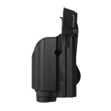Black Tactical Gun Holster for SIG Sauer P229 with Tactical Light & Laser - Level II Retention (1500) - Perfect for Law Enforcement, Military & Concealed Carry