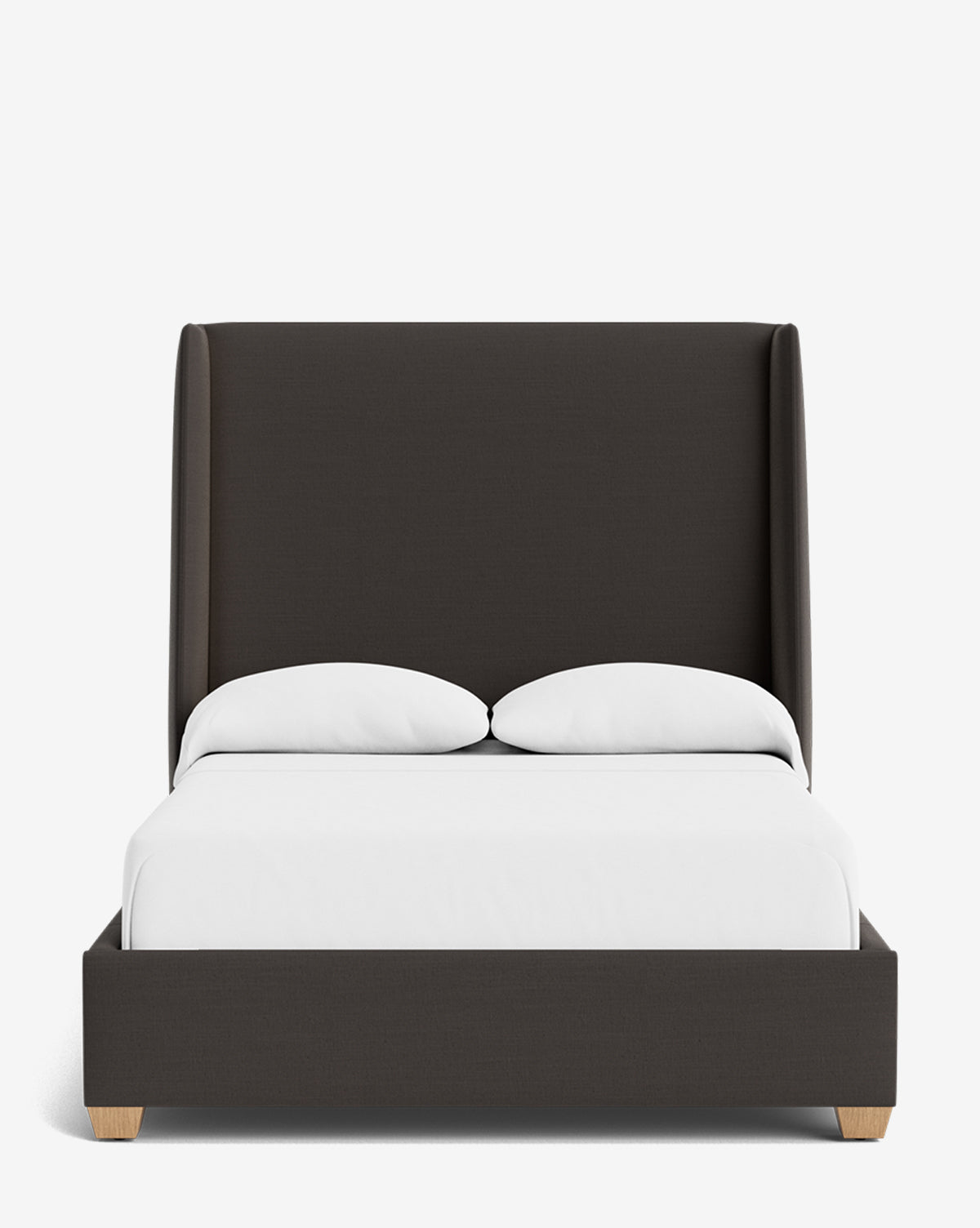 Walt Bed Tall Headboard - Queen Size Upholstered Bed Frame with Adjustable Height - Perfect for Modern Bedroom Decor & Small Spaces