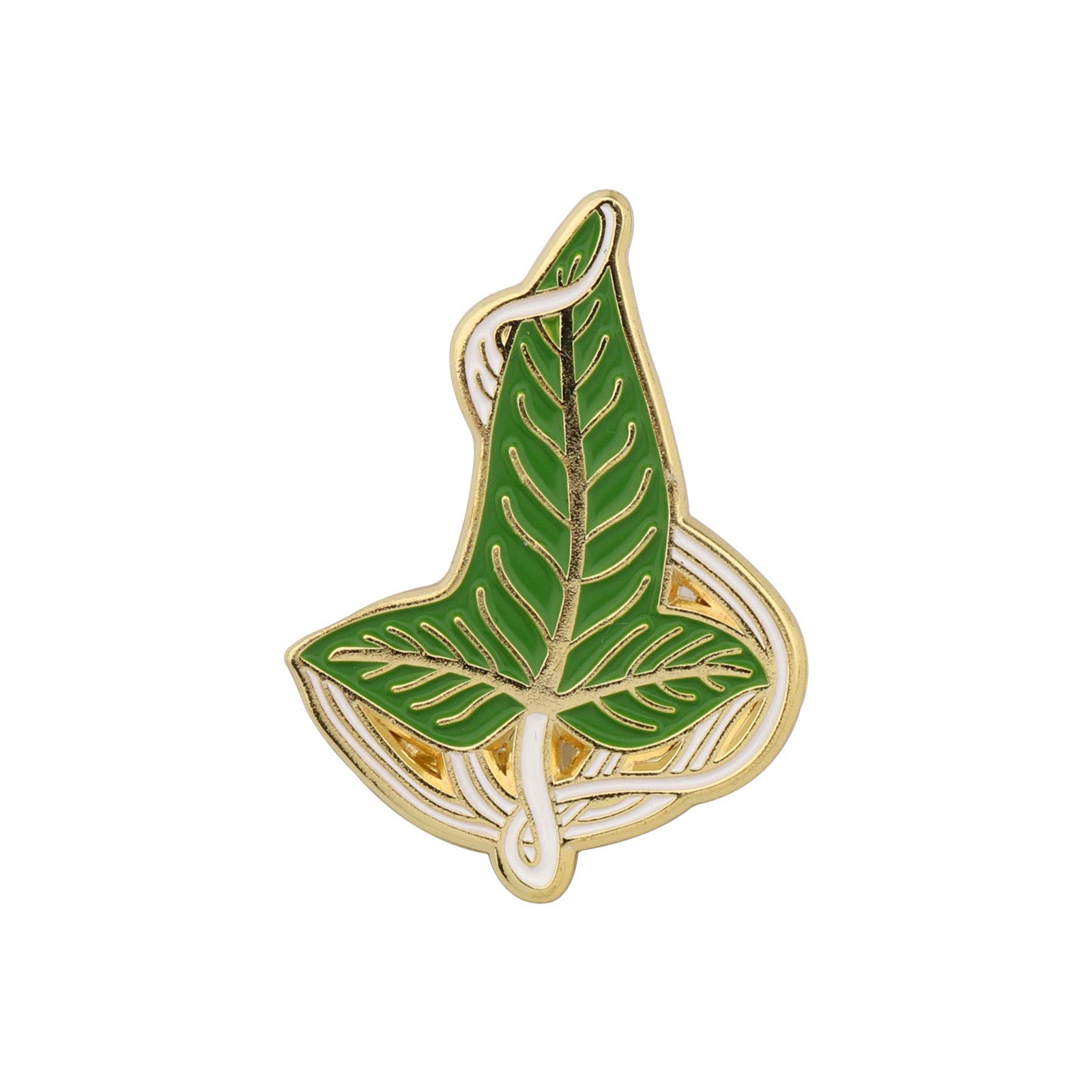UJIMS Elven Green Leaf Brooch - Lord of the Rings Inspired Jewelry for Women, Movie Fans & BFF Gifts | Elegant Arwen Evening Star Butterfly Pin for Cosplay, Weddings & Special Occasions