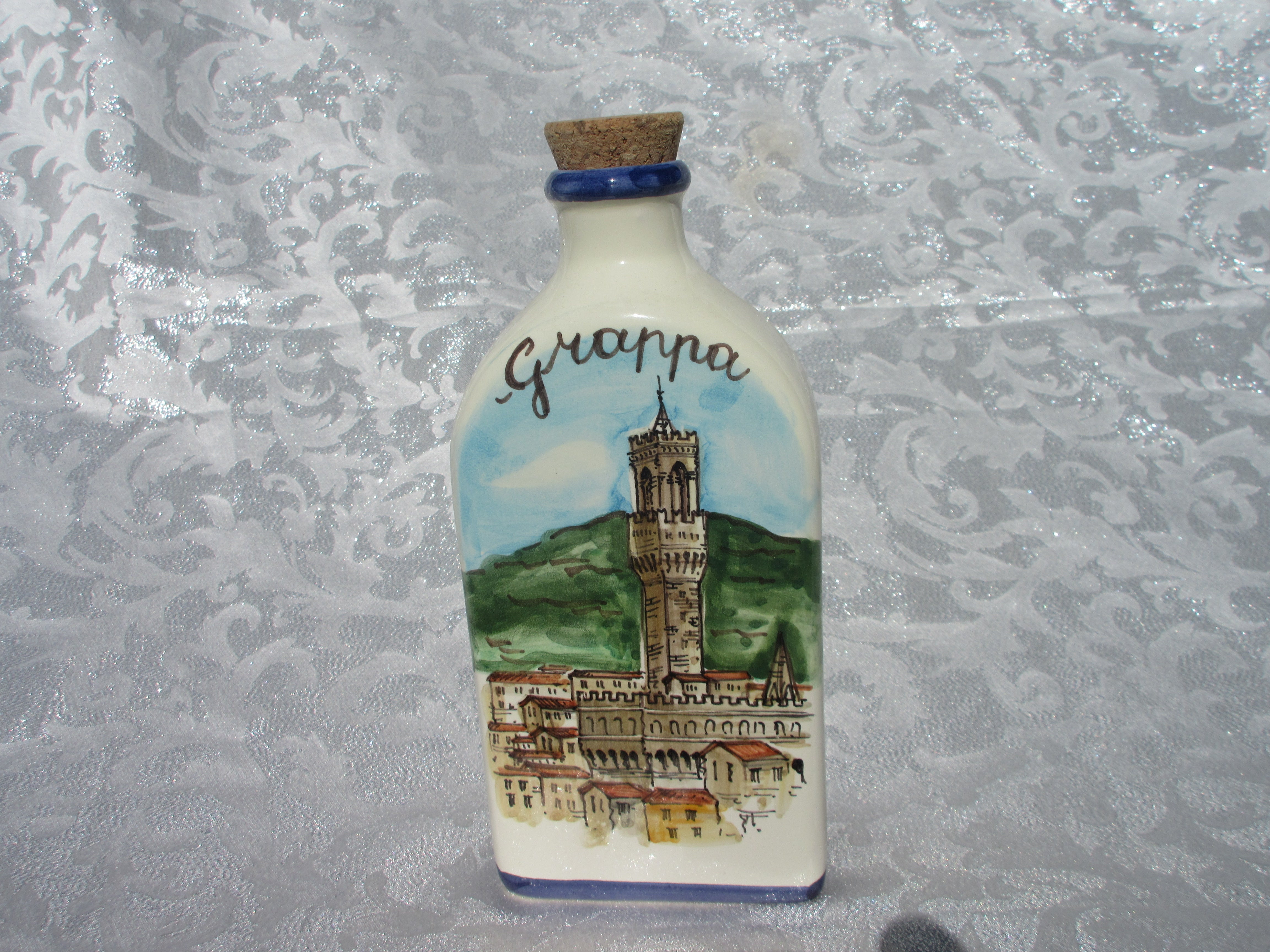 Handmade Ceramic Bottle Decor - Elegant Home & Table Decor for Wine, Olive Oil & Kitchen - Perfect for Gifts, Weddings & Rustic Farmhouse Style