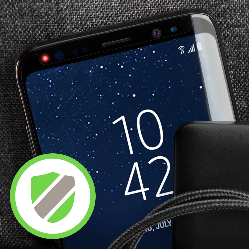 Belkin ScreenForce Tempered Glass Screen Protector for Samsung Galaxy S8+ - Edge to Edge Coverage, Anti-Scratch, Bubble-Free Installation - Perfect for Daily Protection & Gaming