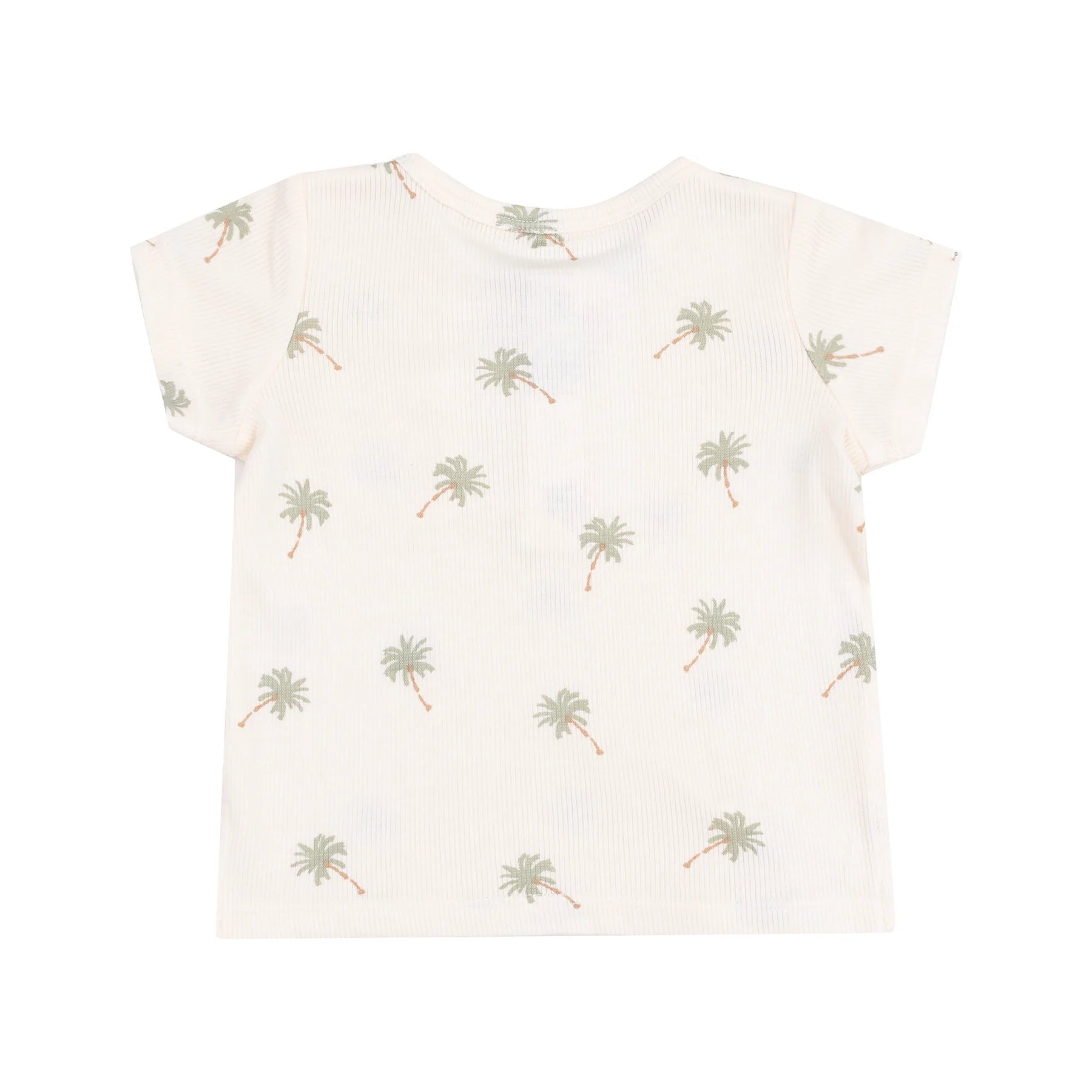 Stylish Men's Palm Trees Print Henley Shirt with Chest Pocket & Soft Muslin Shorts - Perfect for Beach Vacations, Summer Outings & Casual Wear