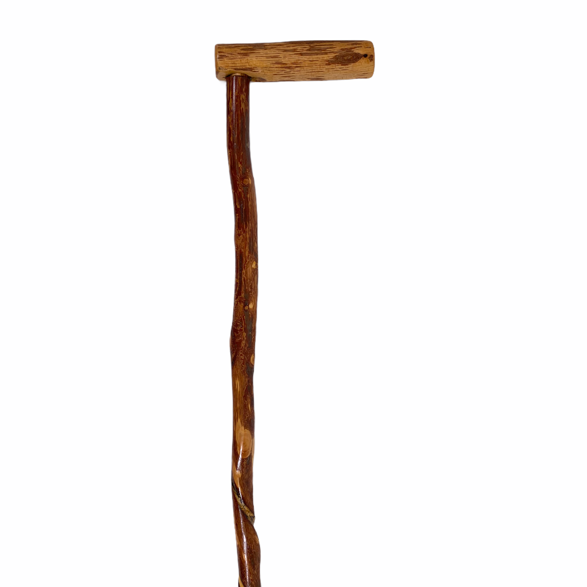 Natural Spiral Vine Twisted Wood Walking Cane - Handcrafted 35