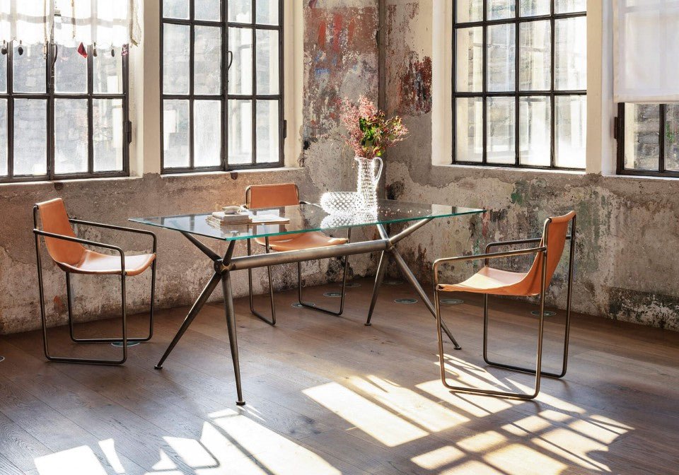 Midj Brioso Modern Dining Table - Stylish & Durable for Kitchen, Dining Room & Small Spaces