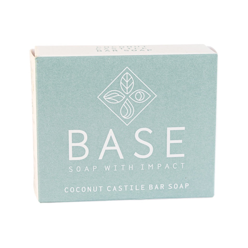 Organic Coconut Castile Soap Bar - 120g Natural Vegan Soap for Sensitive Skin, Moisturizing & Gentle Cleansing - Perfect for Face, Body & Hand Wash - Eco-Friendly & Cruelty-Free (Boxed)