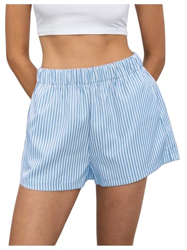 Striped Blue
