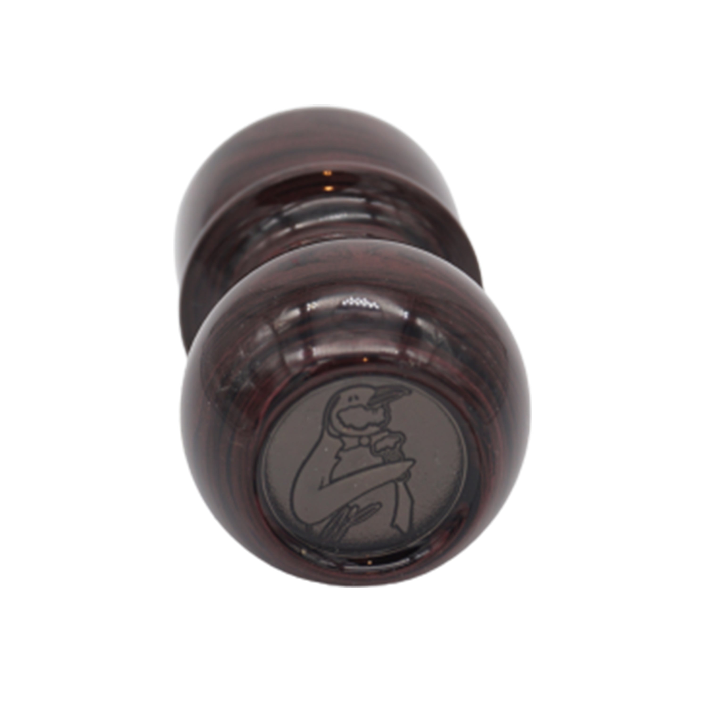 Premium Handcrafted Raspberry Ebonite Shaving Brush Handle - Fits 24mm & 26mm Knots - Perfect for Wet Shaving, Grooming Kits & Luxury Bathroom Accessories