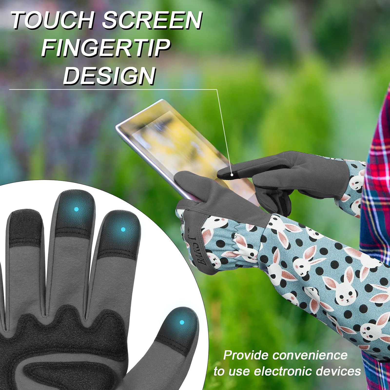 BARST Long Gardening Gloves - Thorn Proof Rose Pruning Gloves for Bushes & Cacti - Durable Protection for Gardeners - Perfect Gardening Gift for Outdoor Planting & Landscaping
