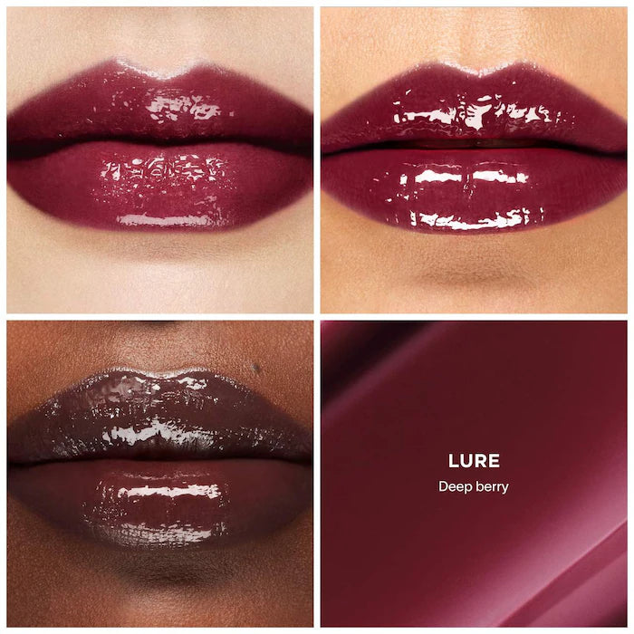Hourglass Phantom Volumizing Glossy Lip Balm - Hydrating Plumping Lip Gloss for Full Lips, Shine & Moisture | Perfect for Day & Night Wear, Special Occasions & Everyday Glam