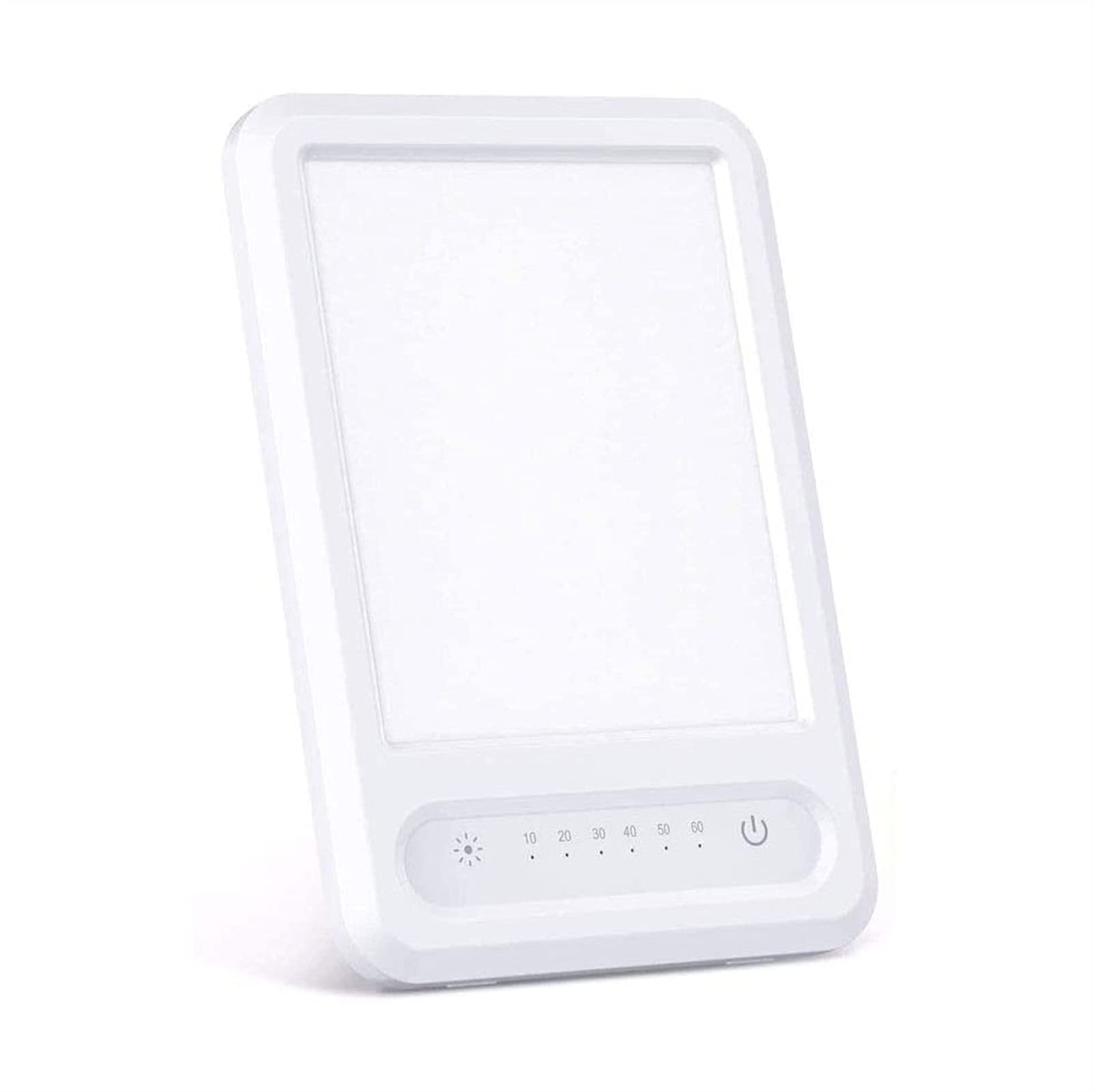 Zinhsq 10000 Lux UV-Free LED Light Therapy Lamp with Stand, Timer & Adjustable Brightness - Touch Control & Memory Function for Seasonal Affective Disorder (SAD), Winter Blues & Home/Office Use