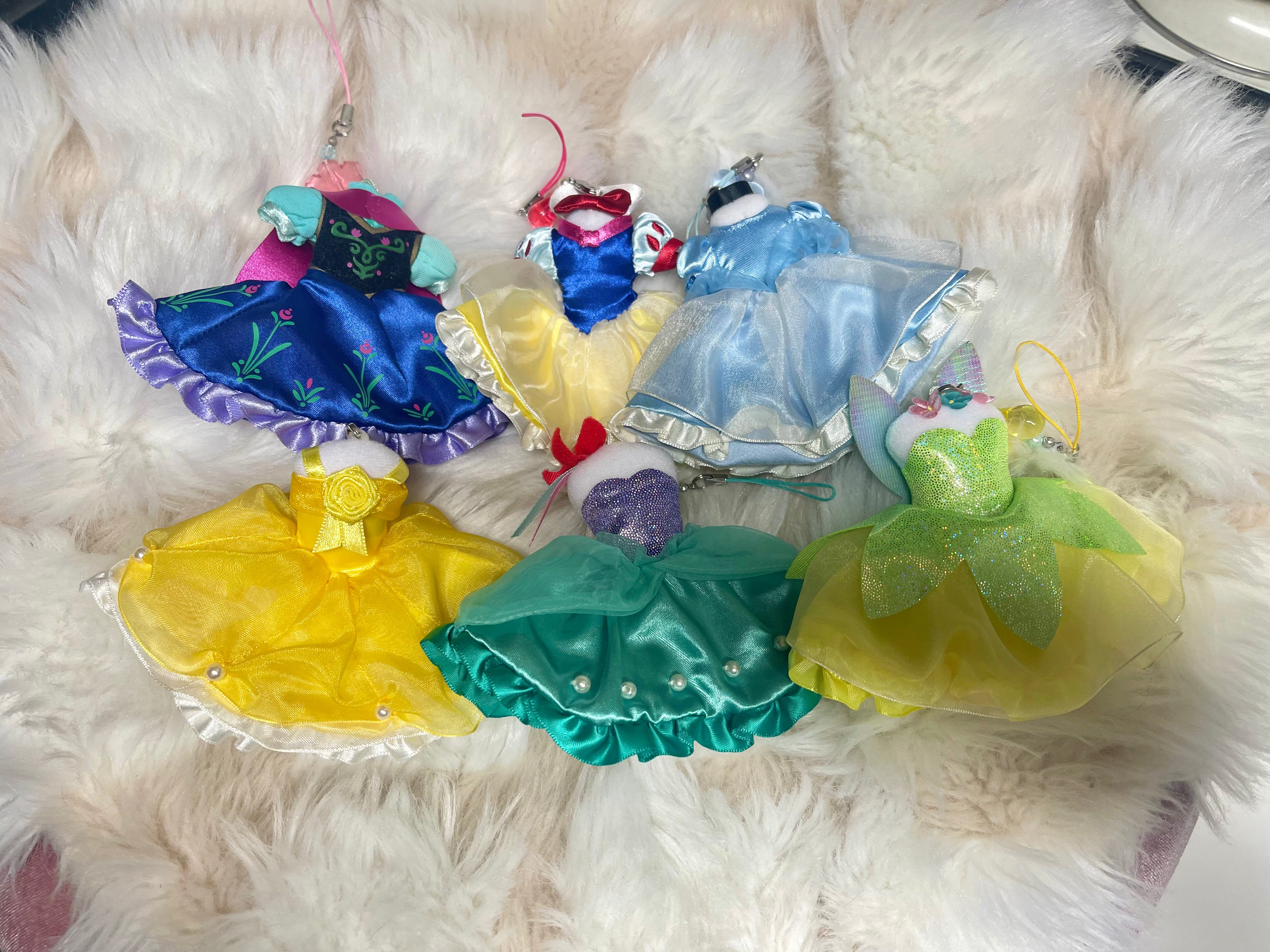 Tokyo Disney Princess Dress Phone Charm - Cute Phone Accessory for Disney Fans, Perfect for Cleaning Screen & Decorating Phone Case (Ideal for Gifts, Parties, Disney Theme Events)
