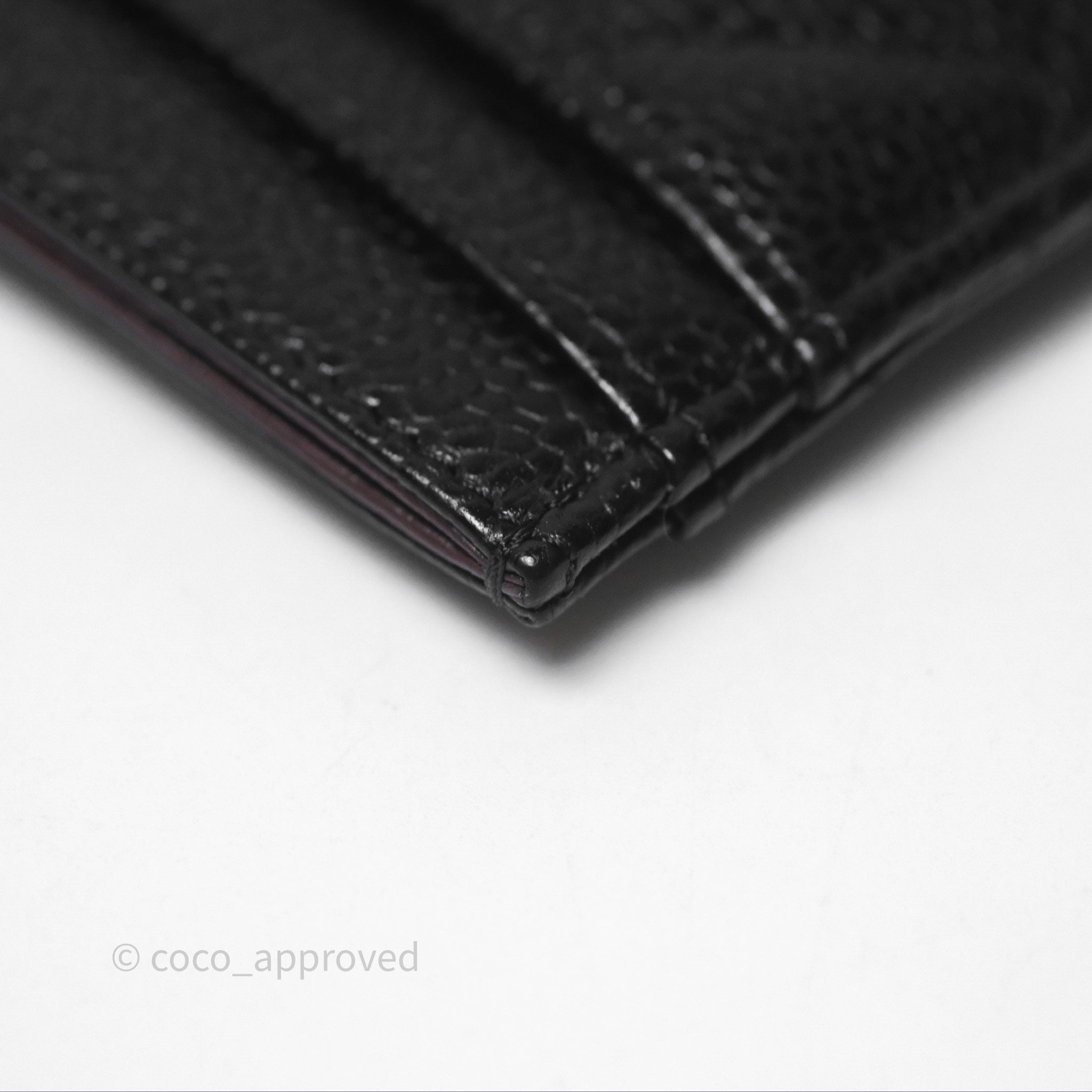 Chanel Classic Flat Card Holder in Black Caviar Leather with Gold Hardware - Perfect for Everyday Use & Luxury Gift Giving