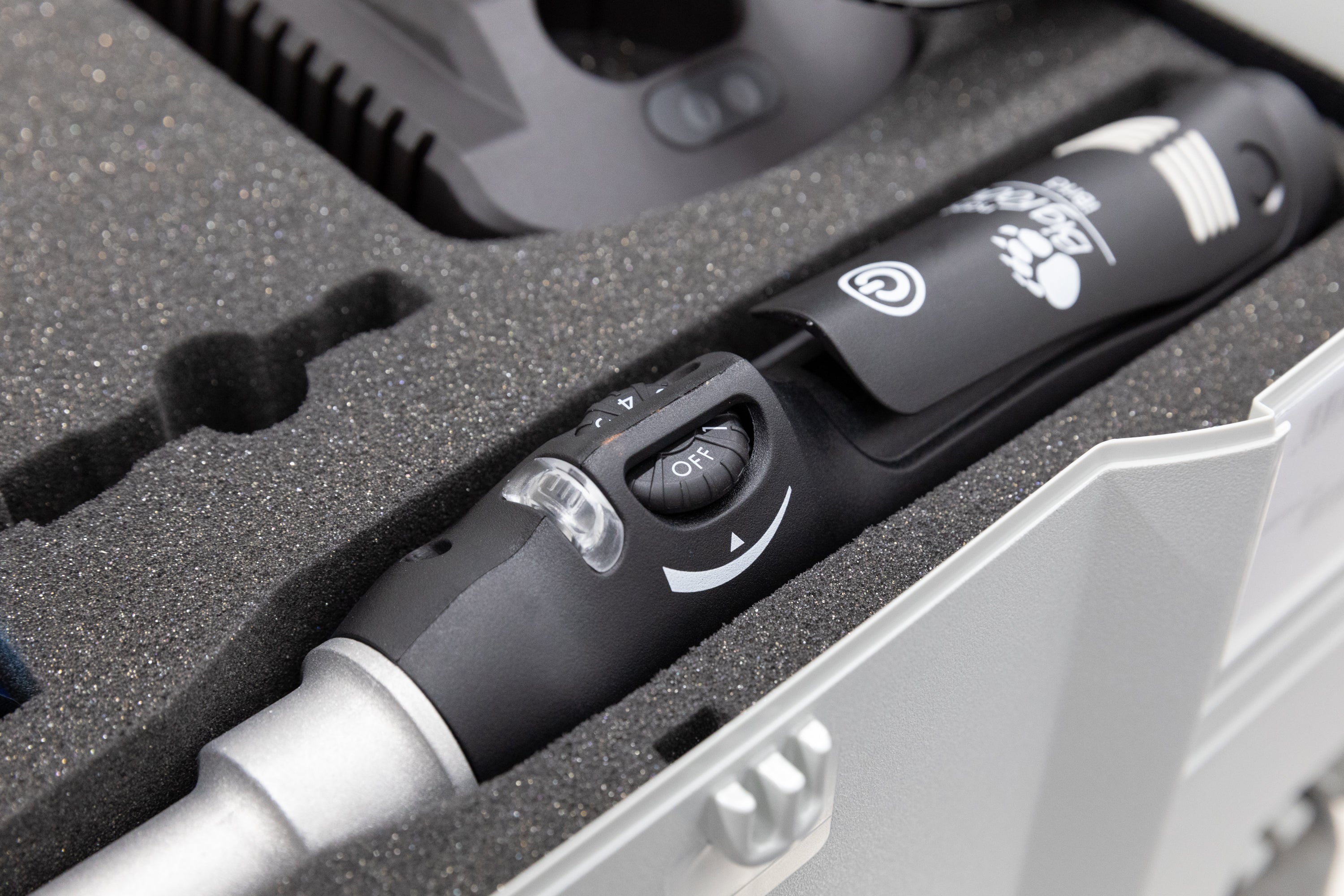 RUPES BigFoot Nano iBrid Technology Long Neck Polisher Kit (HR81ML/LUX) - Perfect for Auto Detailing, Car Polishing & Paint Correction