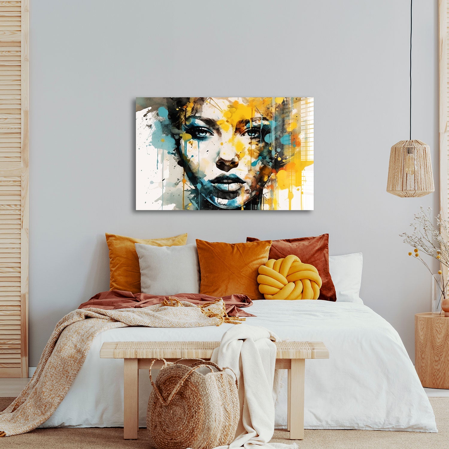 Beautiful Illustration Girl Art Print - Elegant Wall Decor for Bedroom, Living Room & Office - Perfect Gift for Art Lovers