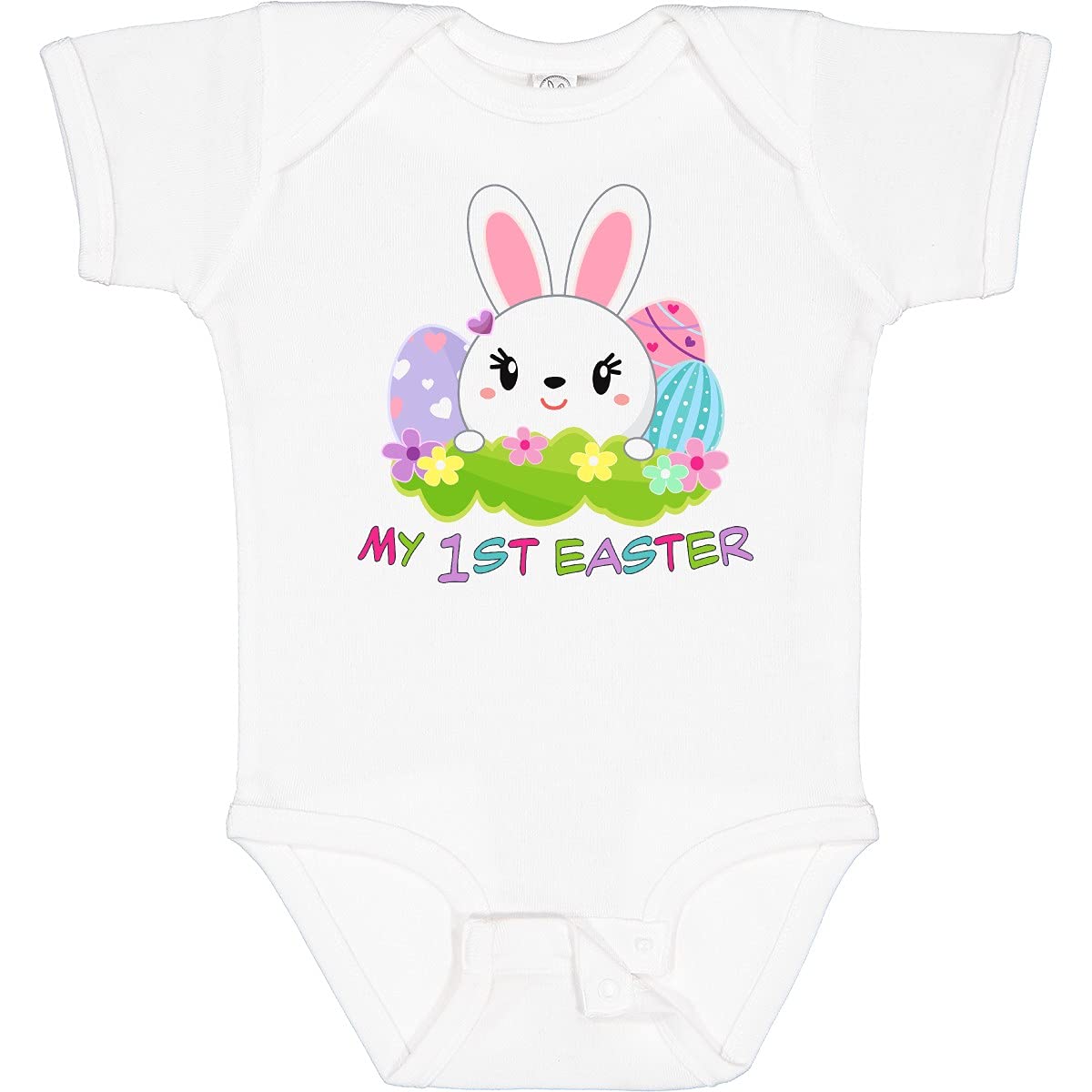 Cute Bunny Easter Baby Bodysuit - Perfect for First Easter Photos