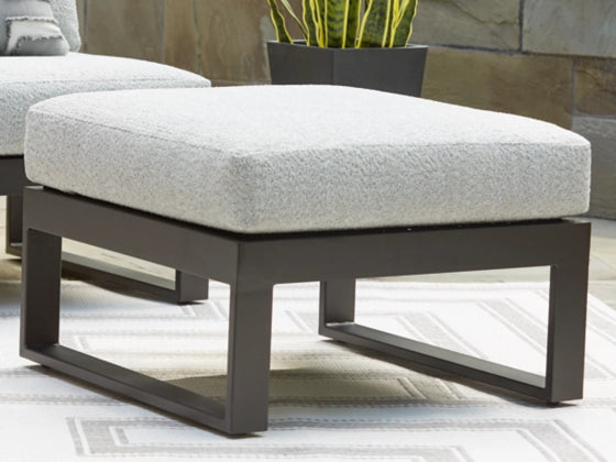 Beachloft Ottoman with Removable Cushion - Storage Footrest Pouf Bench for Living Room, Bedroom & Outdoor Use