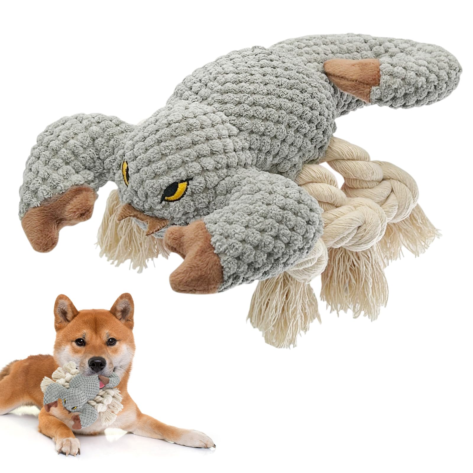 Squeaky Dog Toys for Small, Medium & Large Dogs - Interactive Scorpion Chew Toy to Keep Pets Busy & Entertained | Perfect for Playtime, Training & Teething Relief