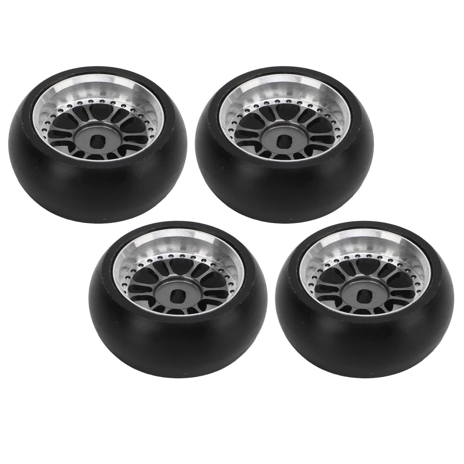 Premium Kadimendium RC Tires - High-Performance Durable Drift Tires for 1/28 Scale RC Cars | Black | Enhanced Stability & Cushioning | Ideal for Indoor/Outdoor Racing & Drifting Competitions
