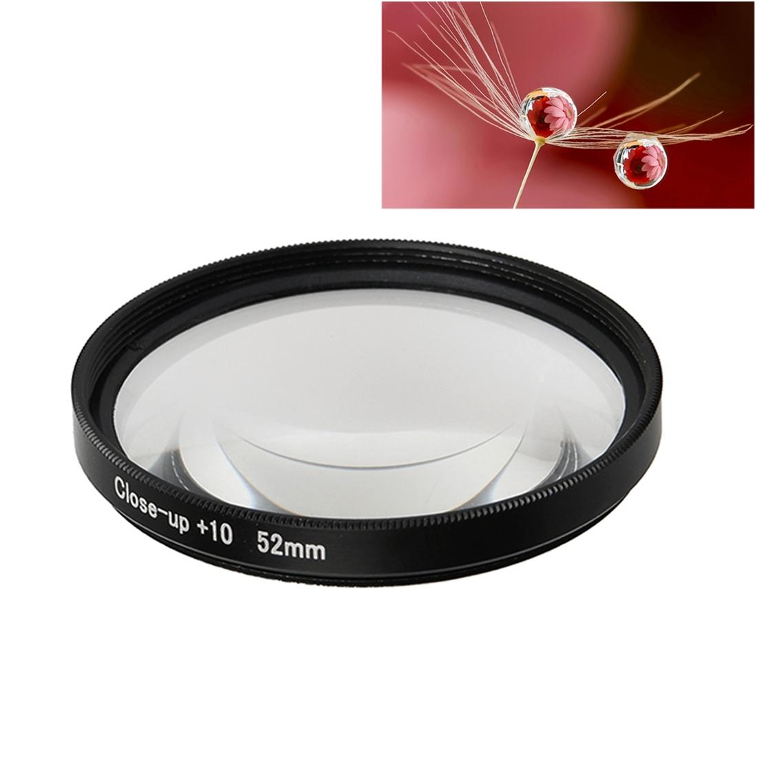 10x Macro Lens for GoPro Hero5 Action Camera - 52mm HD Close-Up Photography - Perfect for Underwater Shots, Jewelry & Small Object Photography