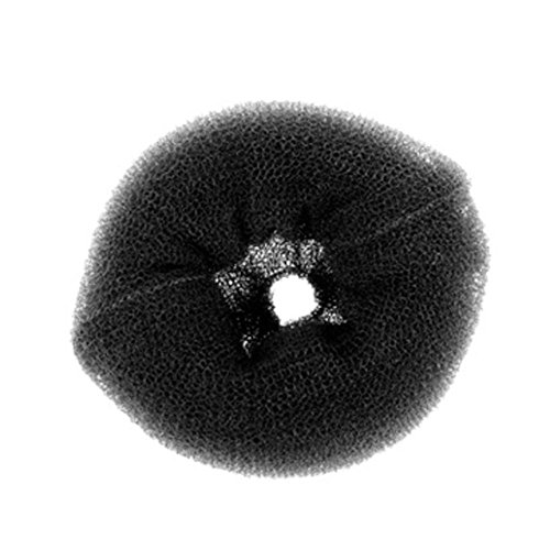 Bombshell Small Hair Donut Bun Maker - Model HB23BK - Black Hair Accessory for Perfect Buns & Updos - Great for Weddings, Prom & Everyday Hairstyles