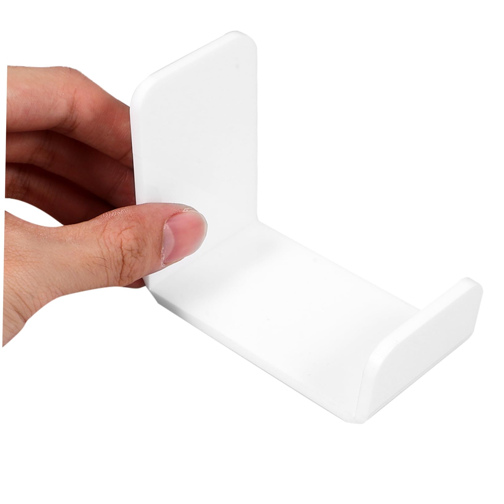 Veemoon 2-Pack White Headphone Stand Holder - Wall Mount & Desk Mount Earphone Hanger Bracket for Home, Office, Gaming Setup (Perfect for Organizing Headphones, Headsets, and Earbuds)