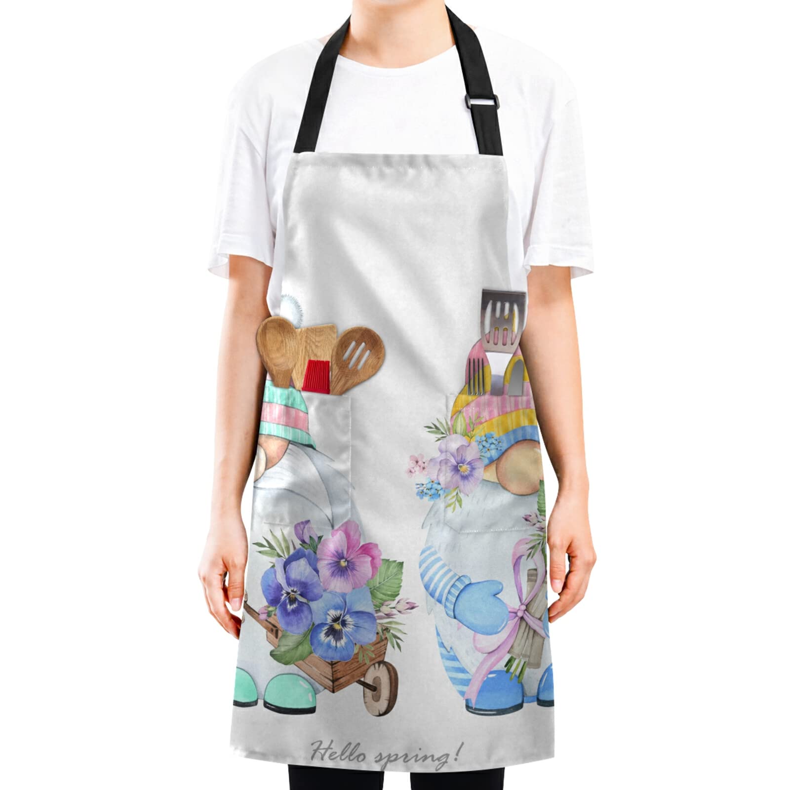 Aflyko Unisex Adjustable Kitchen Apron for Cooking, BBQ & Painting - 27.5