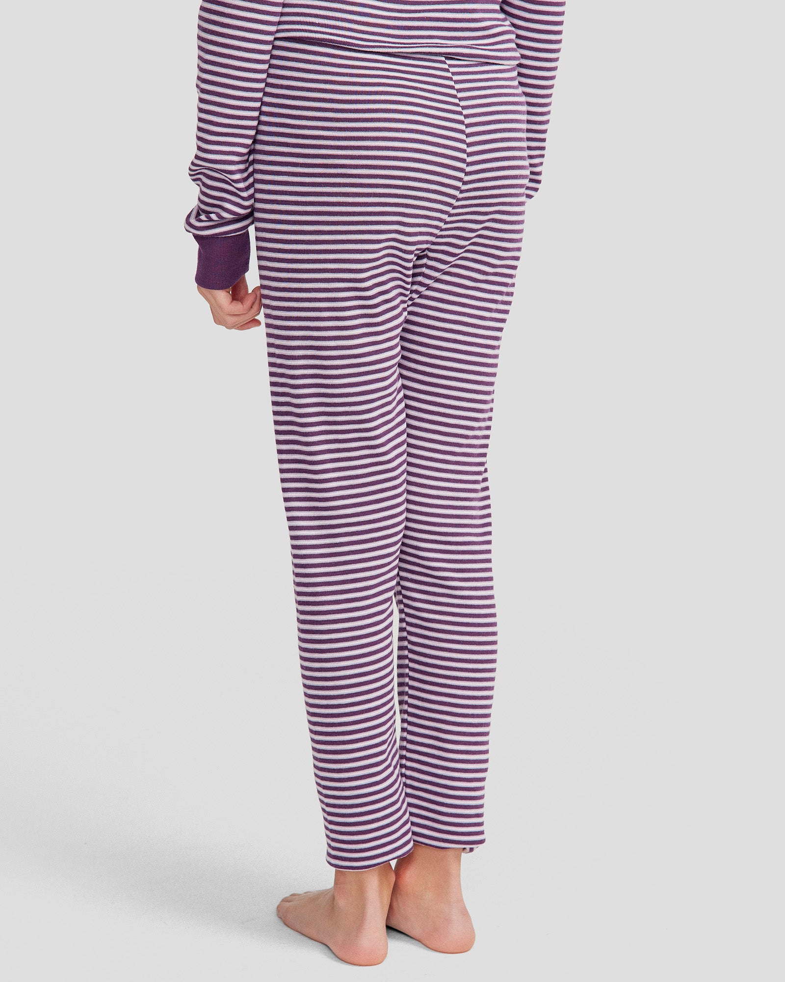 KMDCore Kids' Long John Pants - Striped Thermal Underwear for Boys & Girls | Warm Winter Base Layer for Outdoor Activities & Cold Weather