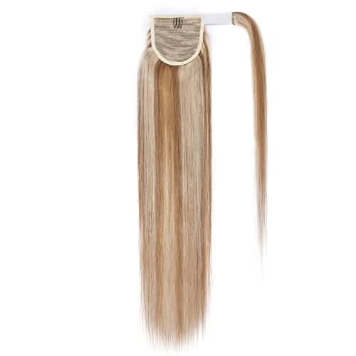 Wrap-ash brown mixed bleach blonde #12&613