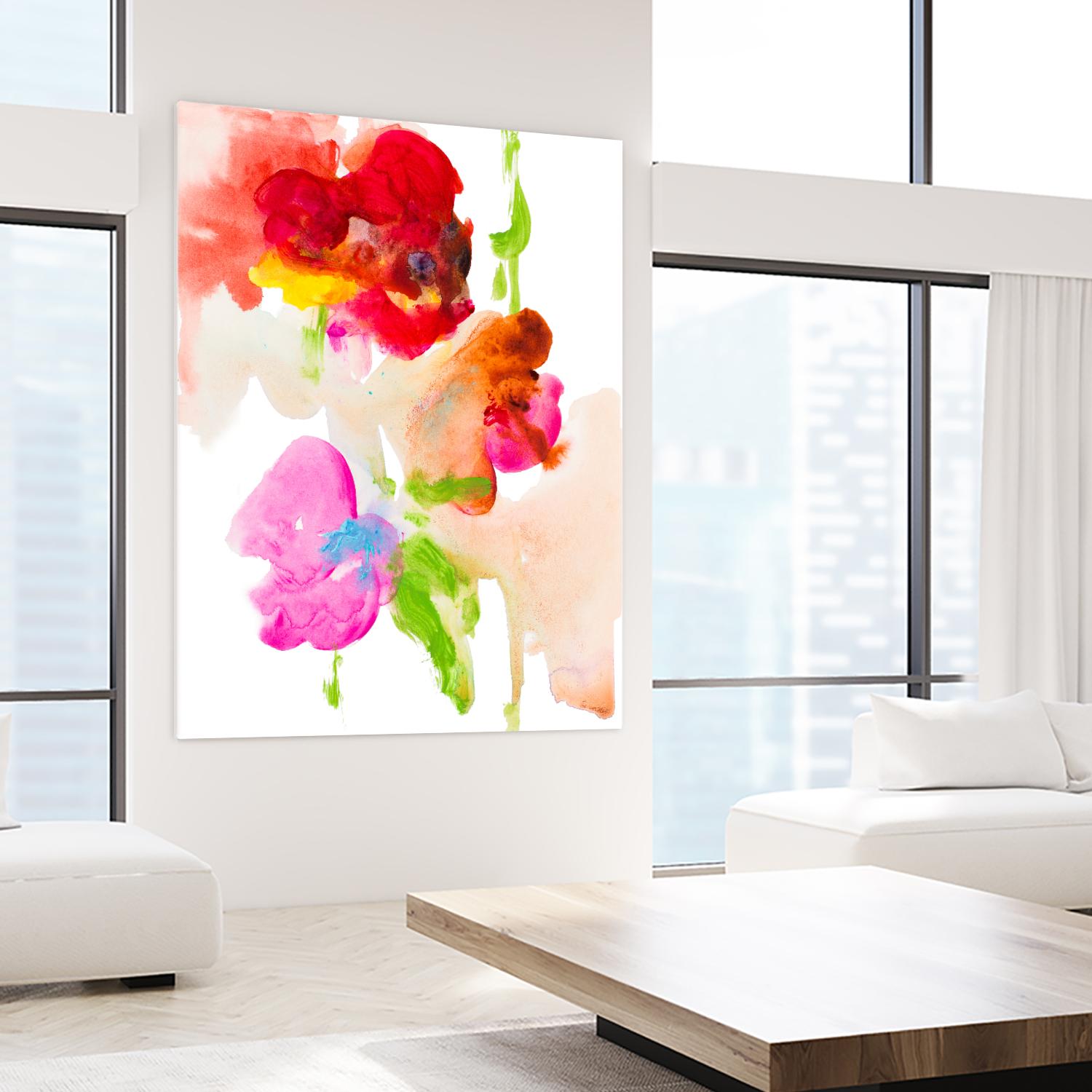 Abstract Flower Study Art Print - Modern Botanical Wall Decor for Living Room, Bedroom & Office | Perfect for Home Decor & Gifting