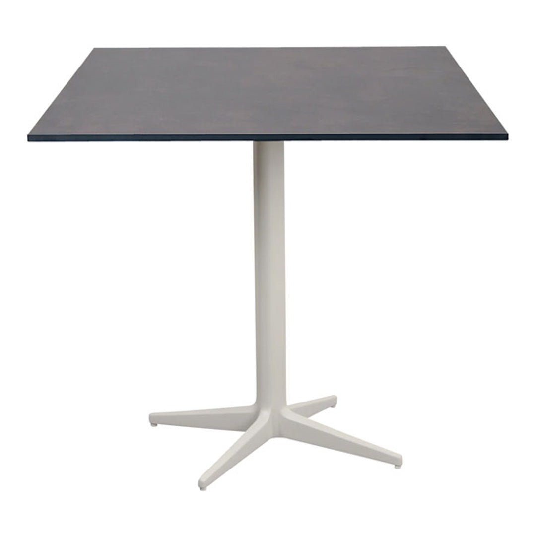 Outdoor Cafe Table Square - Durable Weatherproof Patio Dining Table for Restaurants, Gardens & Backyards - Perfect for Coffee Shops, Bistros & Outdoor Entertaining