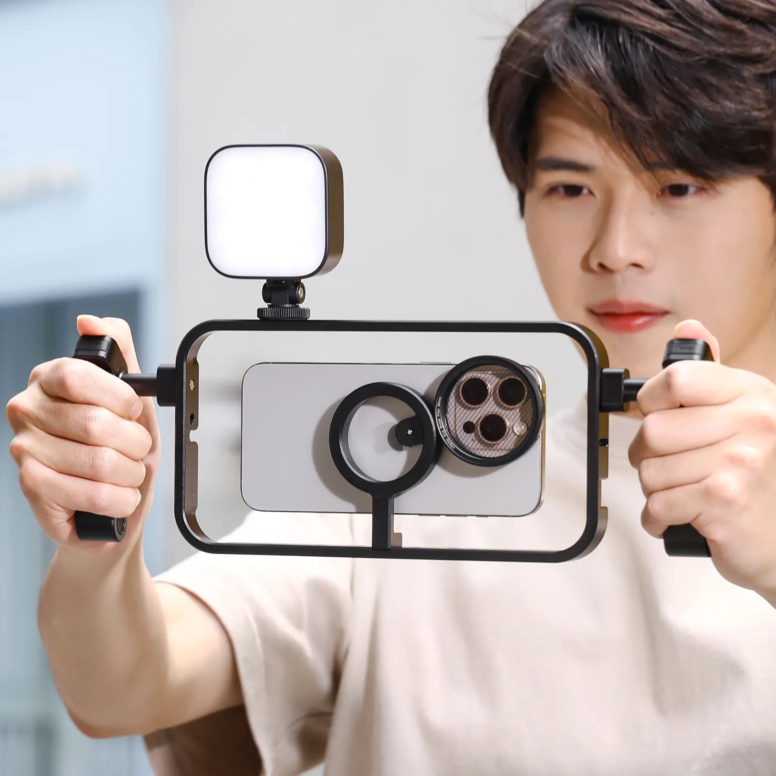 Ulanzi MG 001 Magnetic Phone Cage C001 - Universal Smartphone Mount for DSLR Cameras & Video Recording | Perfect for Vlogging, Live Streaming & Content Creation