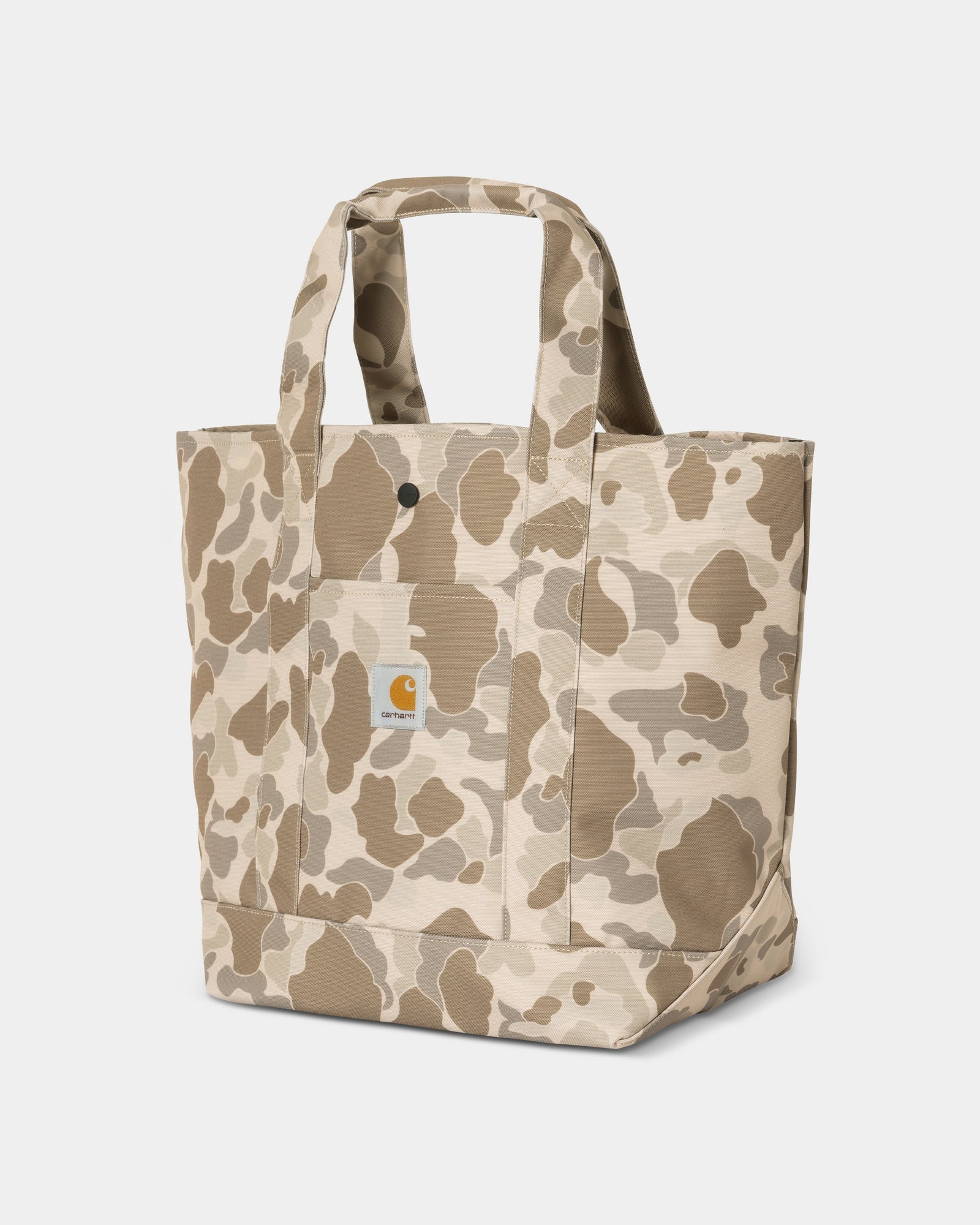 Jakob Tote Bag - Waterproof Canvas Desert Duck Camo Print | Stylish & Durable Shopping Bag for Women | Perfect for Beach, Travel & Daily Use