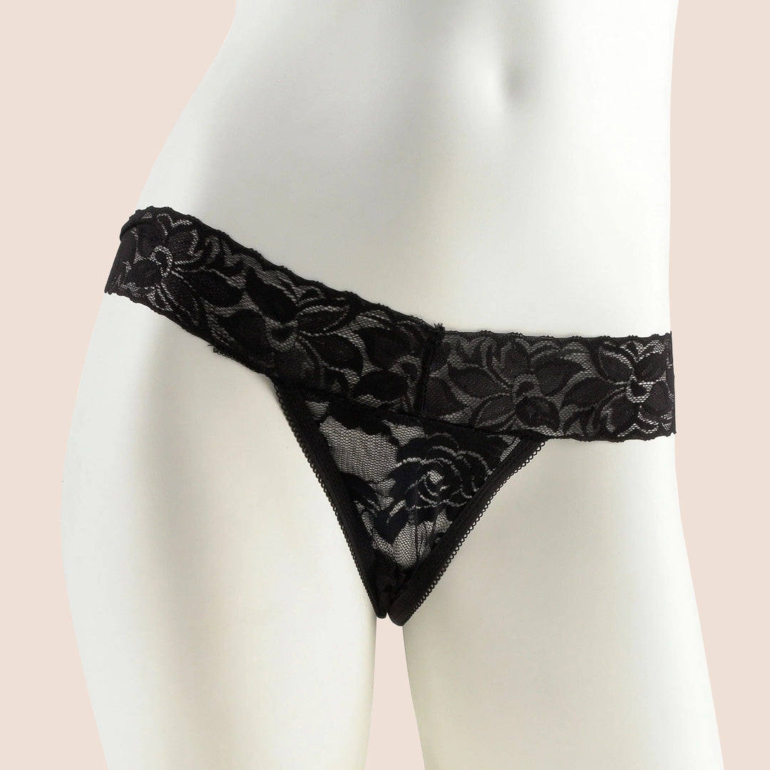 Fetish Fantasy Remote Control Vibrating Panties - Low Rise Thong for Women (Waist Sizes 24-34) | Wireless Lingerie for Couples Play, Adult Toys & Sensual Surprises
