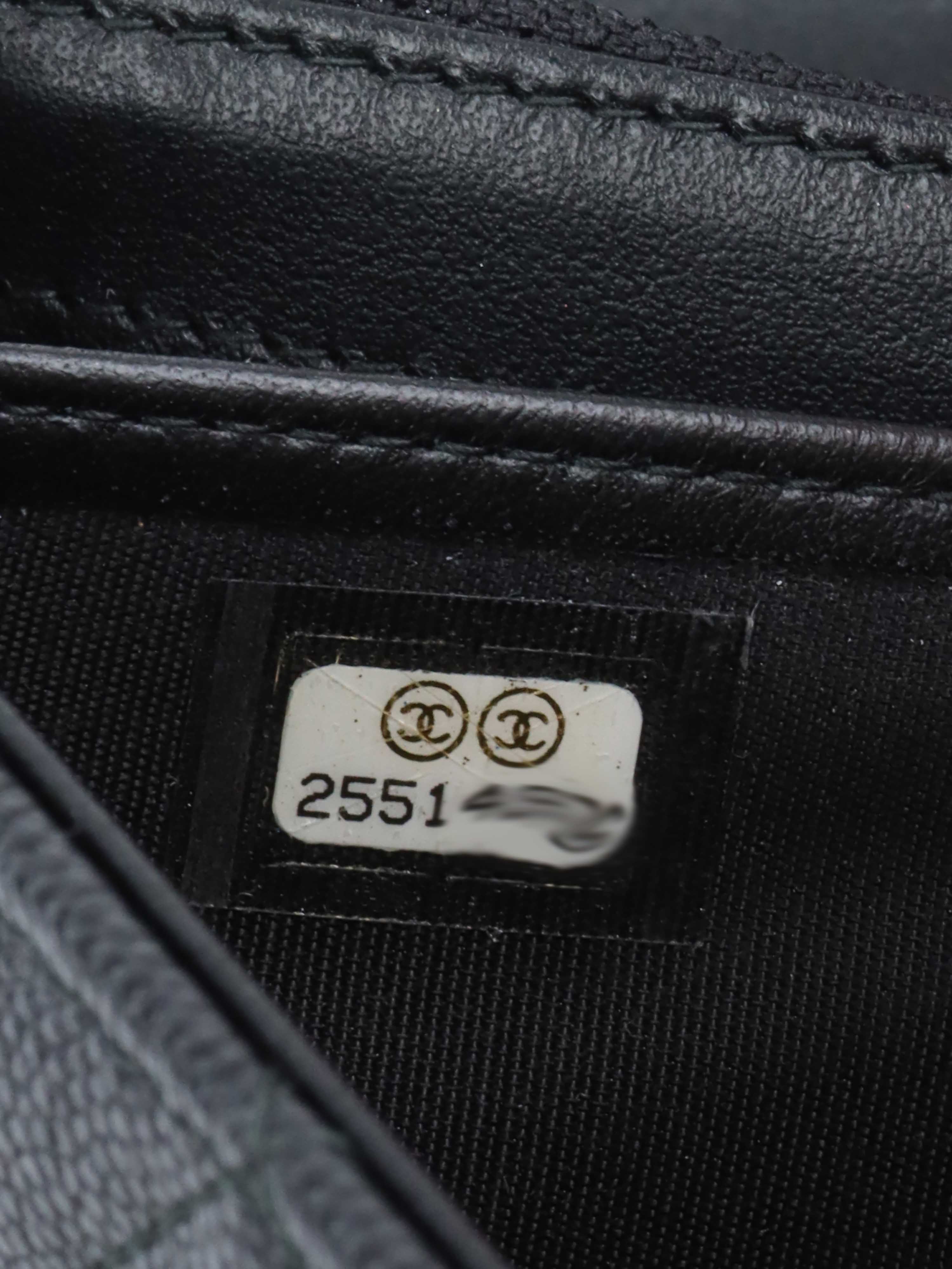 Chanel Black Caviar Leather Long Wallet for Women | Luxury Designer Clutch with Card Slots | Perfect for Everyday Use, Travel & Special Occasions