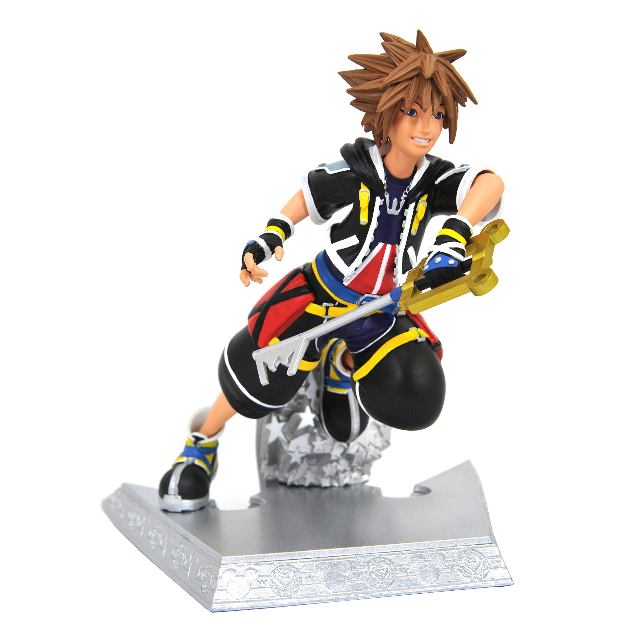Diamond Select Toys Kingdom Hearts Gallery: Sora PVC Action Figure - Collectible Anime Character Statue for Gamers & Fans | Perfect for Display, Gifts, and Cosplay Inspiration