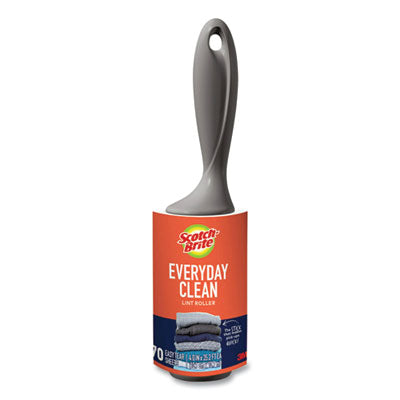 Scotch Brite Everyday Clean Lint Roller - 70 Sheets per Roll, 2-Pack - Remove Pet Hair, Lint & Dust from Clothes, Furniture & Car Seats