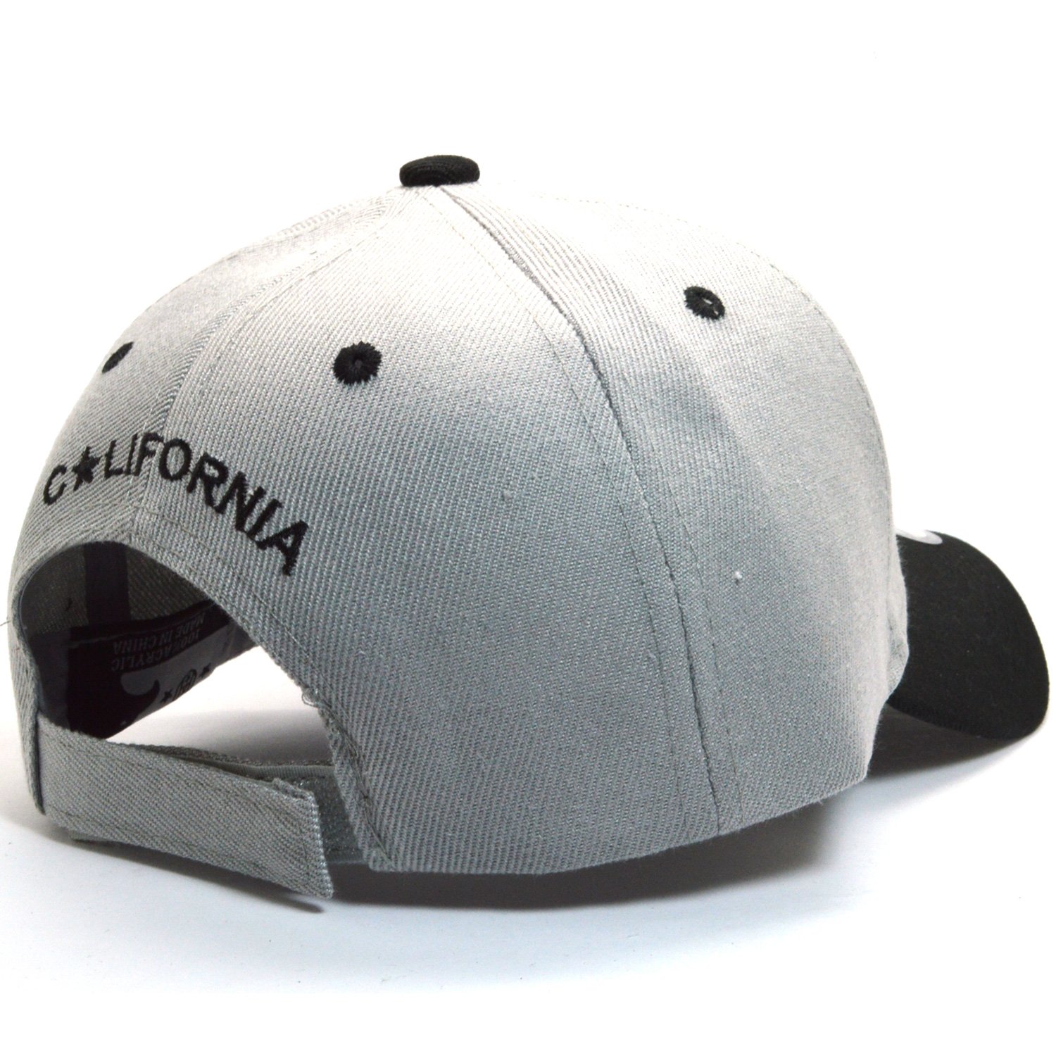 California Republic Big Bear Fashion Baseball Cap - Adjustable Golf & Sports Hat for Men & Women - AYO5034 - Perfect for Outdoor Activities, Golfing, and Casual Wear