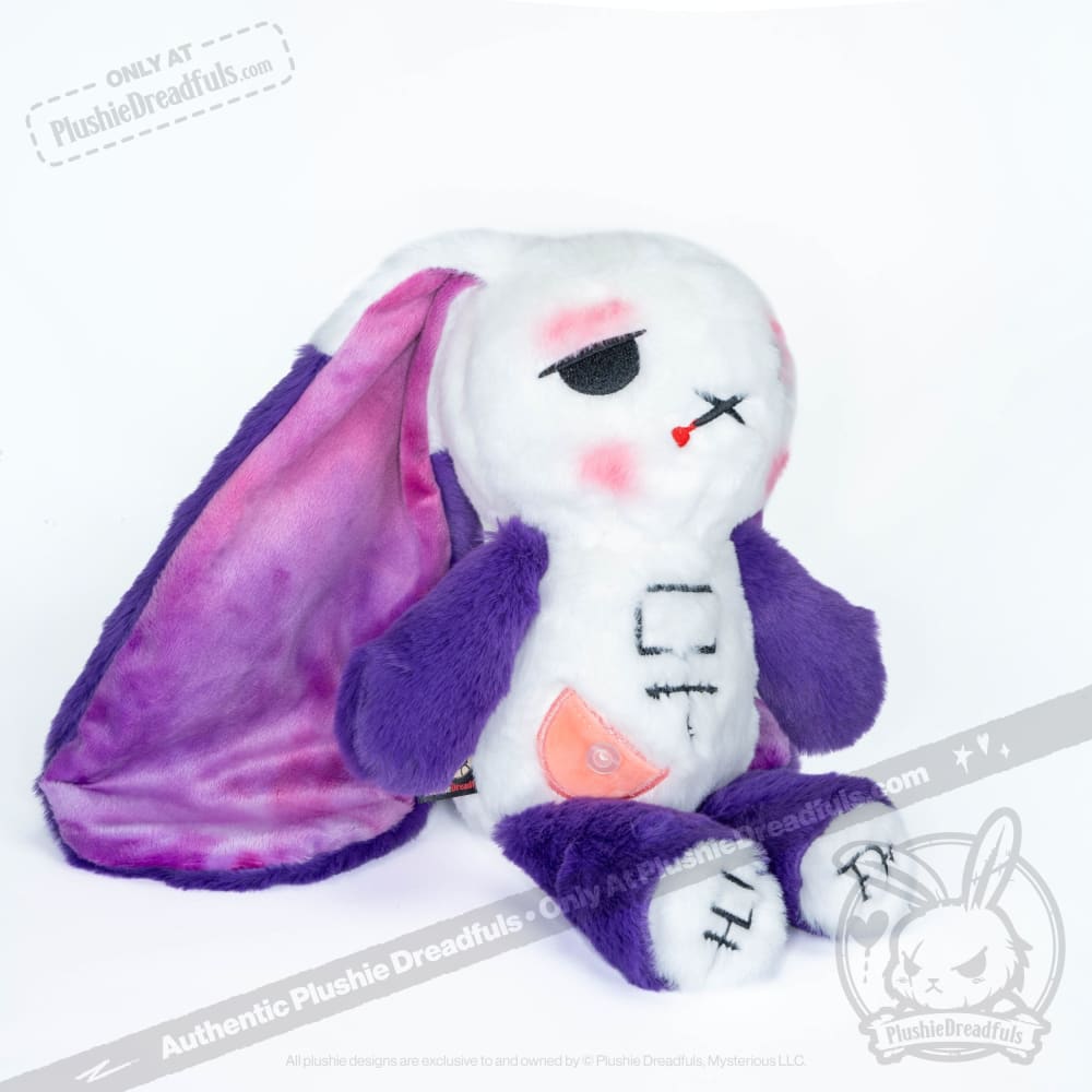Plushie Dreadfuls Crohn's Disease Awareness Rabbit - Soft Stuffed Animal Toy for Comfort & Support | Perfect Gift for IBD Patients, Medical Students & Healthcare Workers
