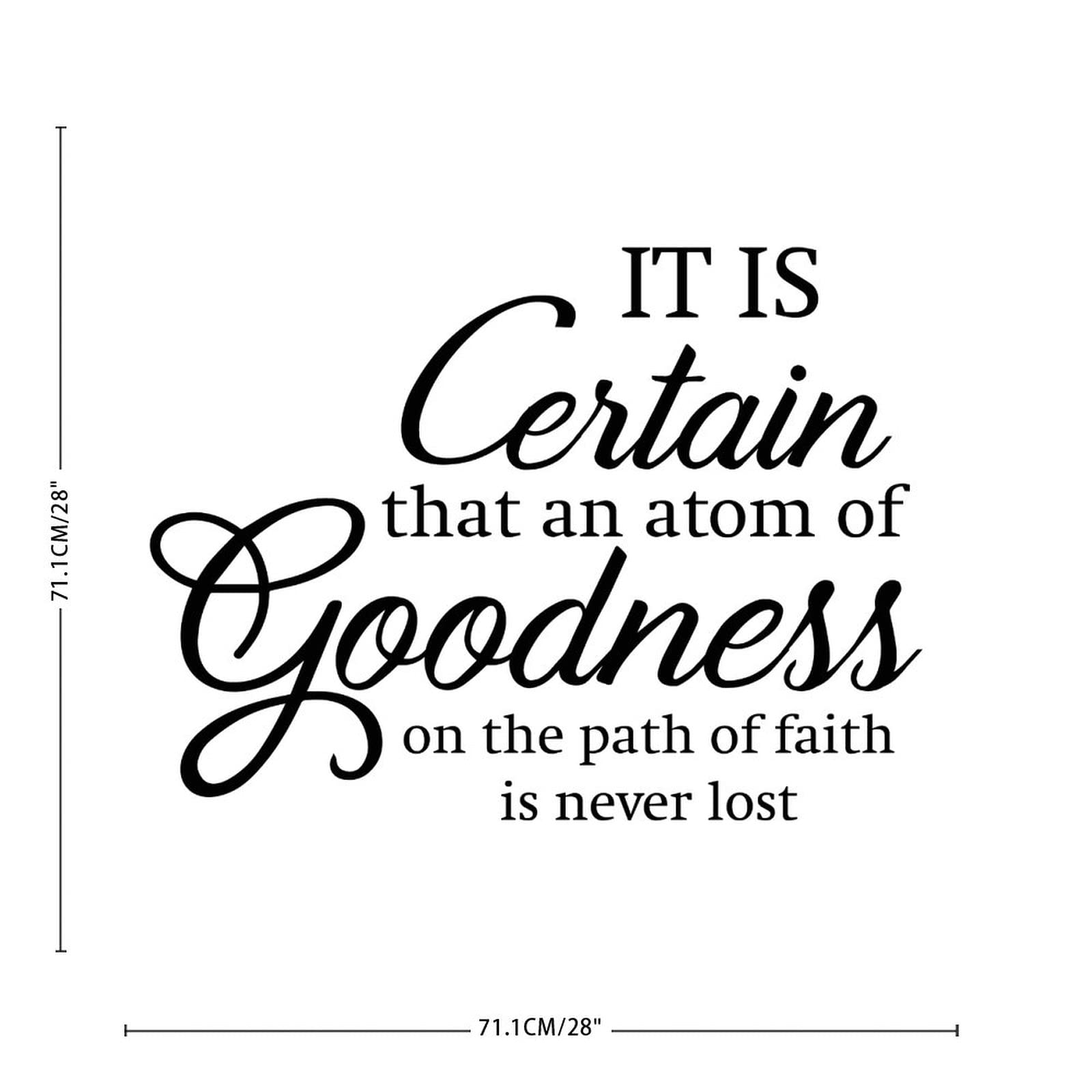 Faith Inspirational Wall Decal - Peel & Stick Vinyl Letter Stickers for Classroom, Dorm, Office Decor