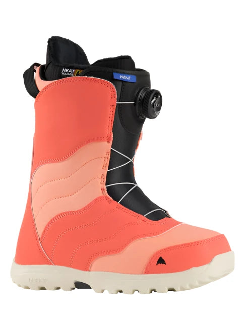 Burton Women's Mint Boa Snowboard Boots 2025 - Waterproof Winter Snowboarding Shoes with Adjustable Fit for All-Mountain Riding & Freestyle Performance | Perfect for Powder Days, Park Sessions & Backcountry Adventures