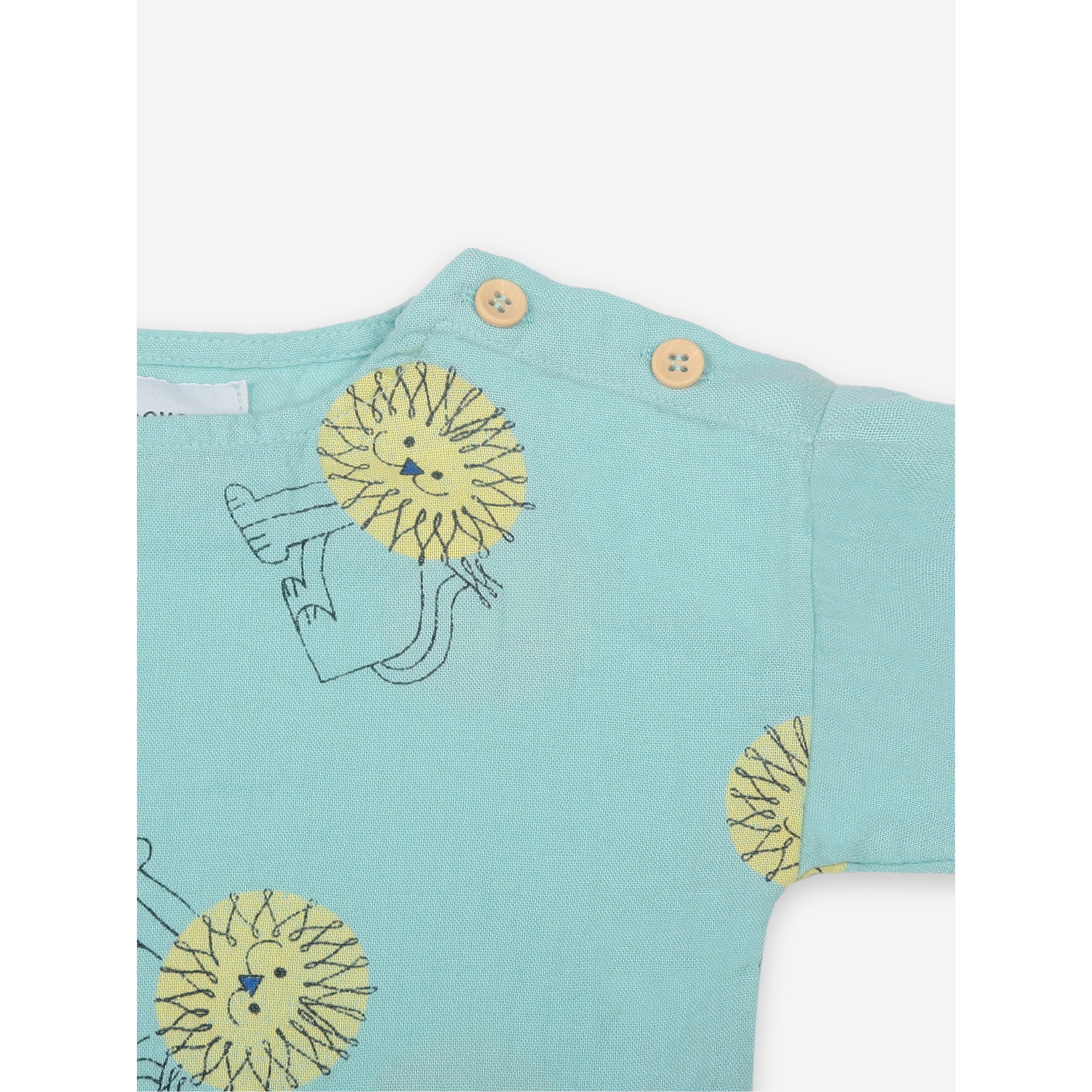 Bobo Choses Lion Print Kids T-Shirt - Cute and Comfortable Cotton Top for Boys & Girls - Perfect for Playdates, School, and Everyday Wear