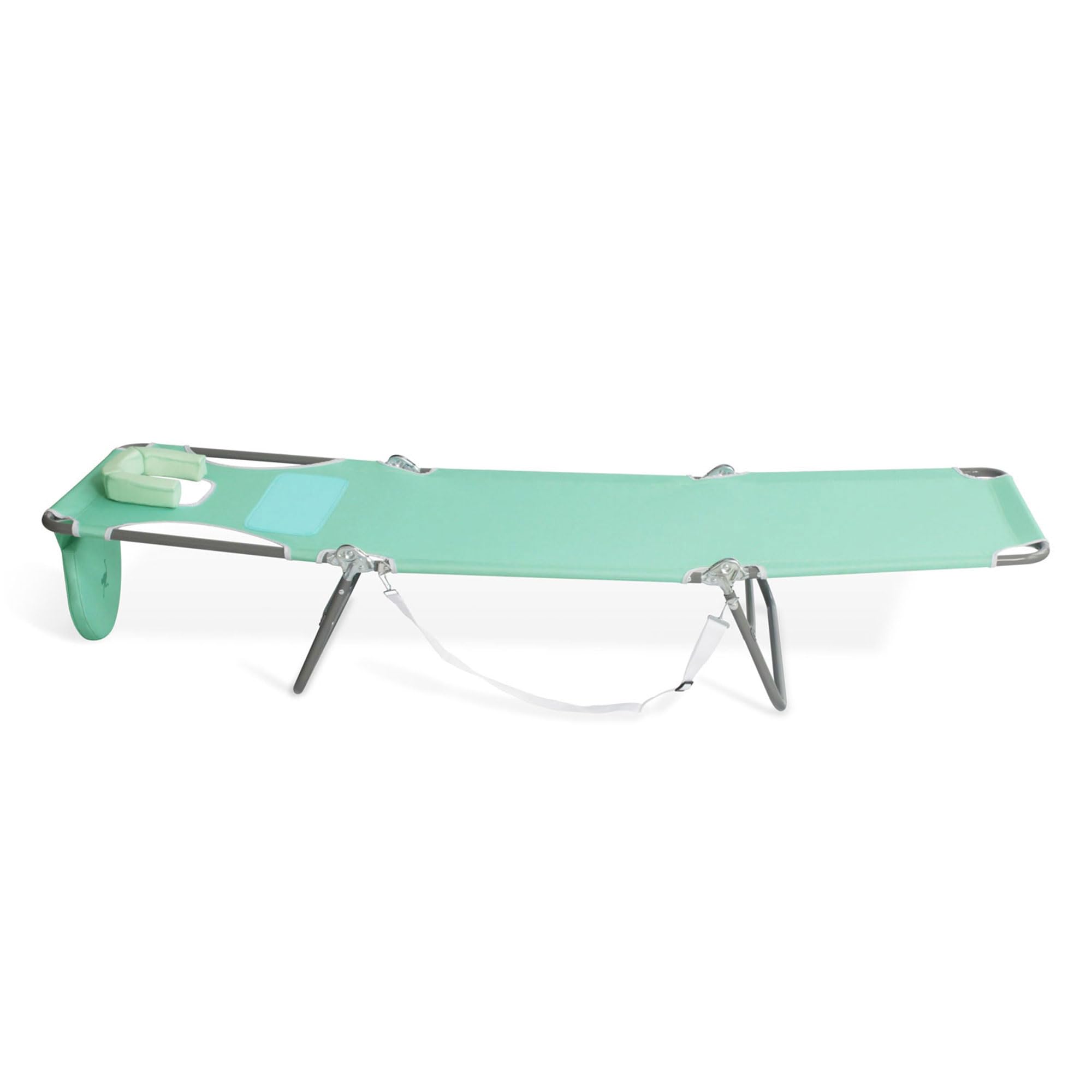 Premium Ostrich Chaise Lounge - Foldable Sunbathing Chair for Poolside, Beach & Outdoor Camping | Adjustable Reclining Backrest | Teal Blue | Perfect for Relaxing by the Pool, Beach Vacations & Backyard Lounging